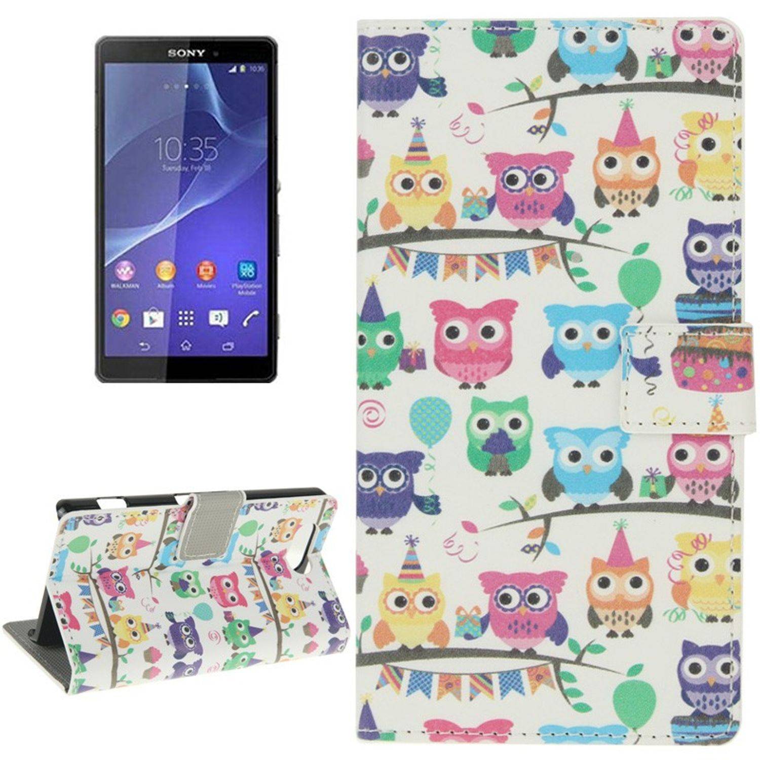 Sony Xperia Z3 Compact Handyhülle Backcover Mehrfarbig