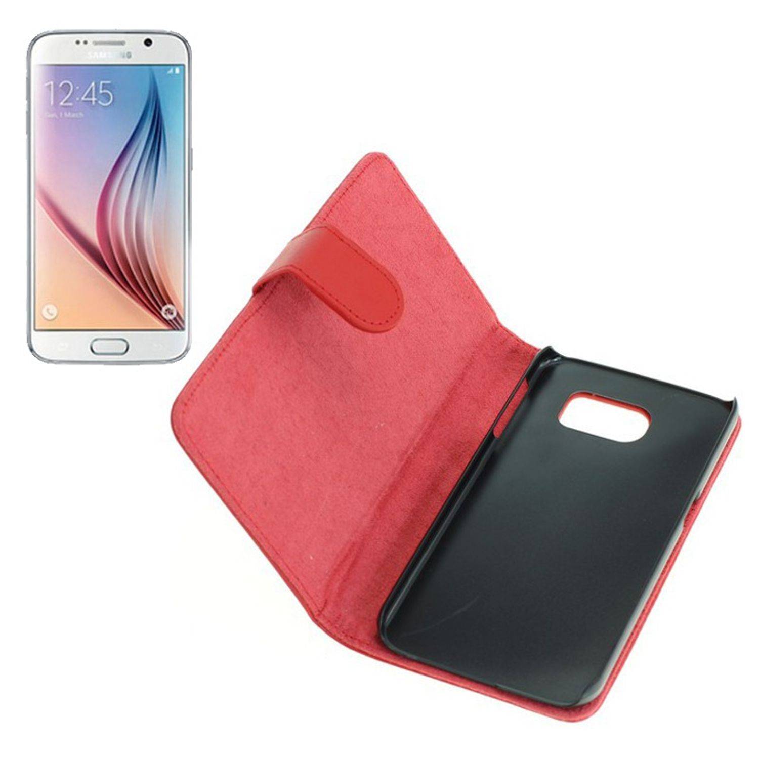 Samsung Galaxy S6 Handyhülle Backcover Rot