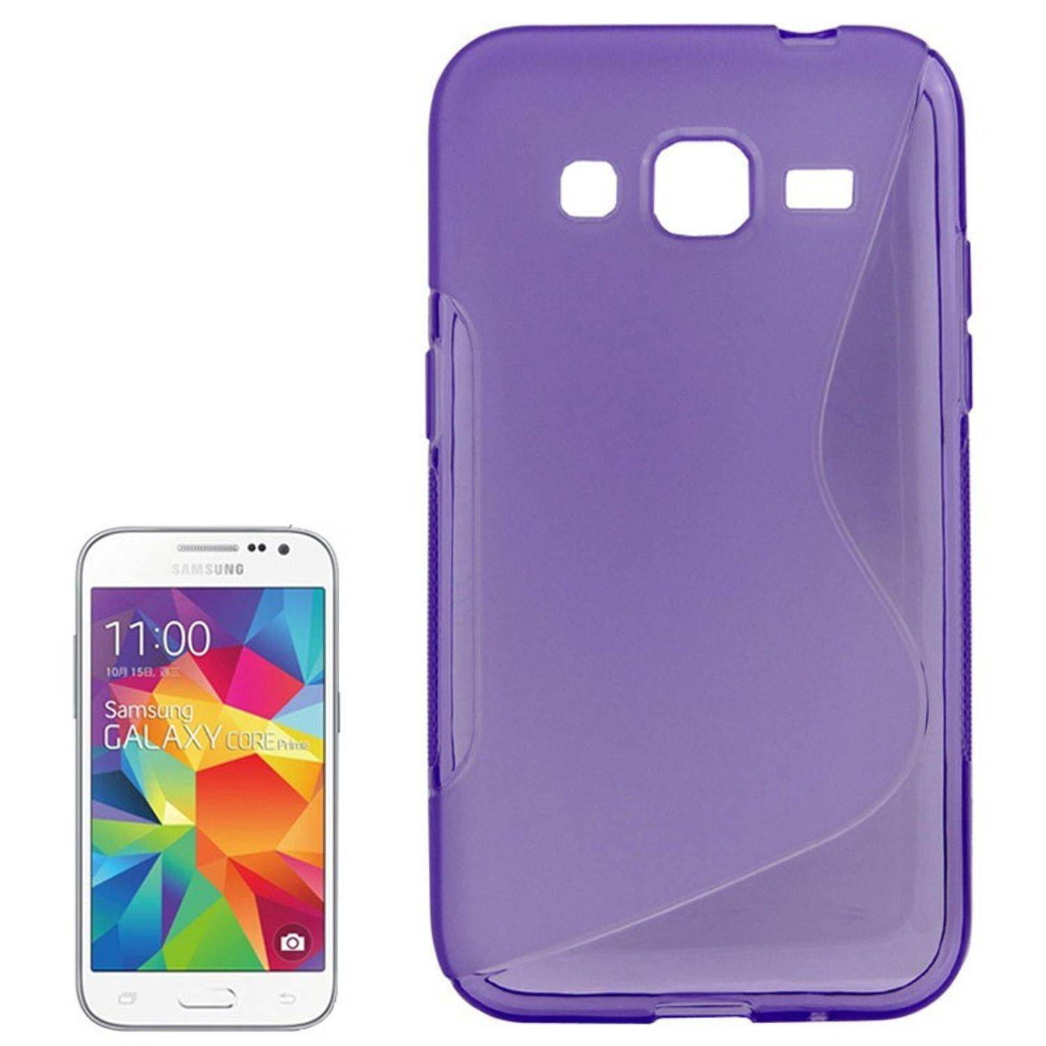 Samsung Galaxy Core Prime Handyhülle Backcover Violett