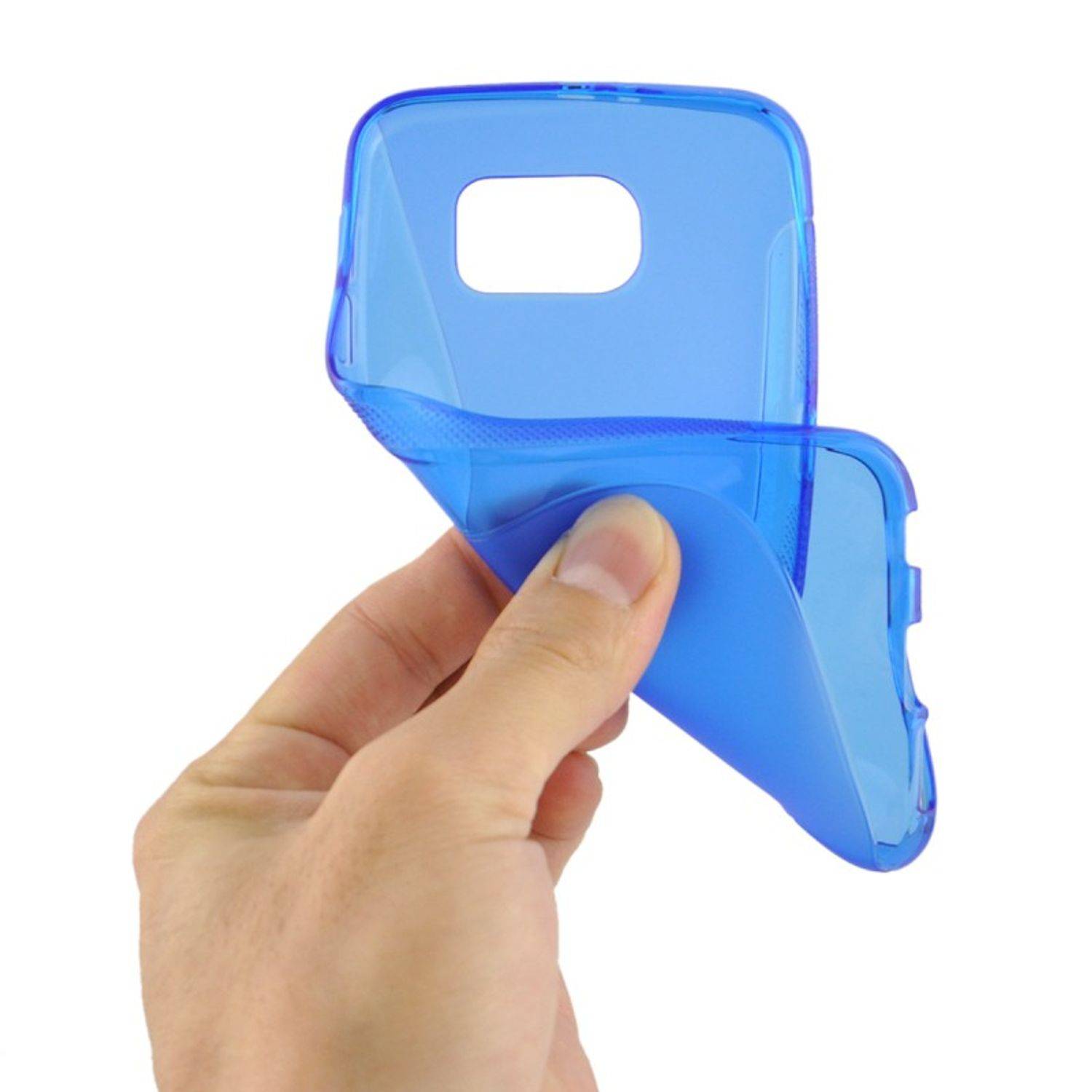 Samsung Galaxy S6 Handyhülle Backcover Grau