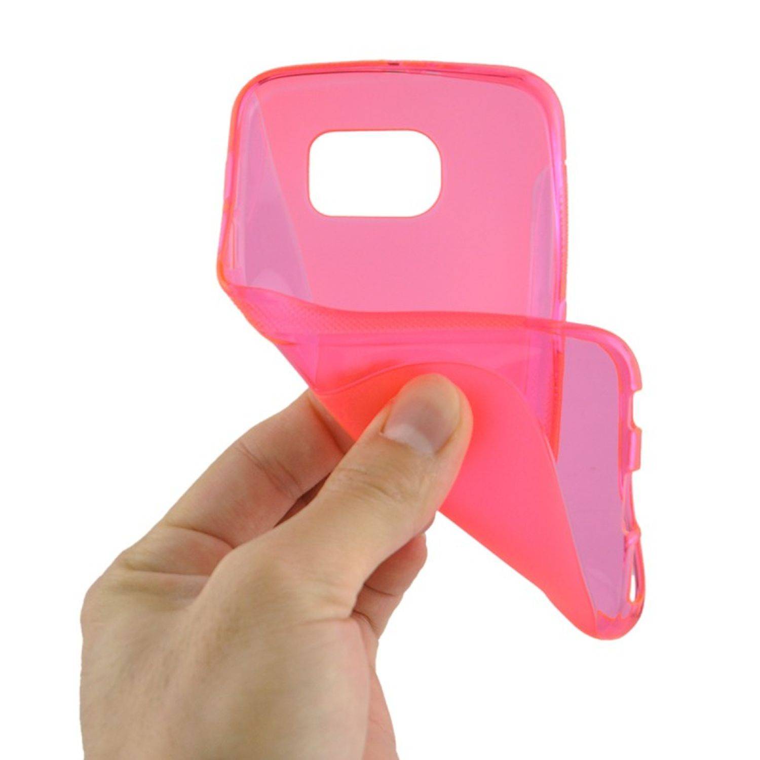 Samsung Galaxy S6 Handyhülle Backcover Blau