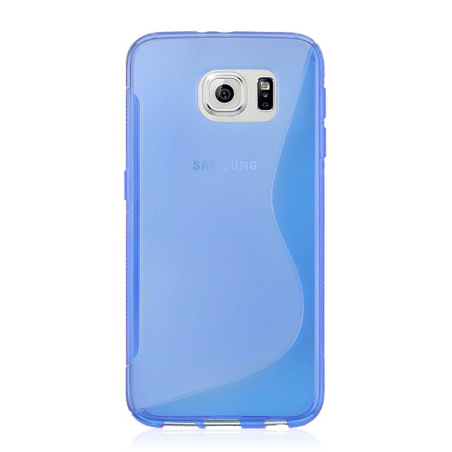 Samsung Galaxy S6 Handyhülle Backcover Blau
