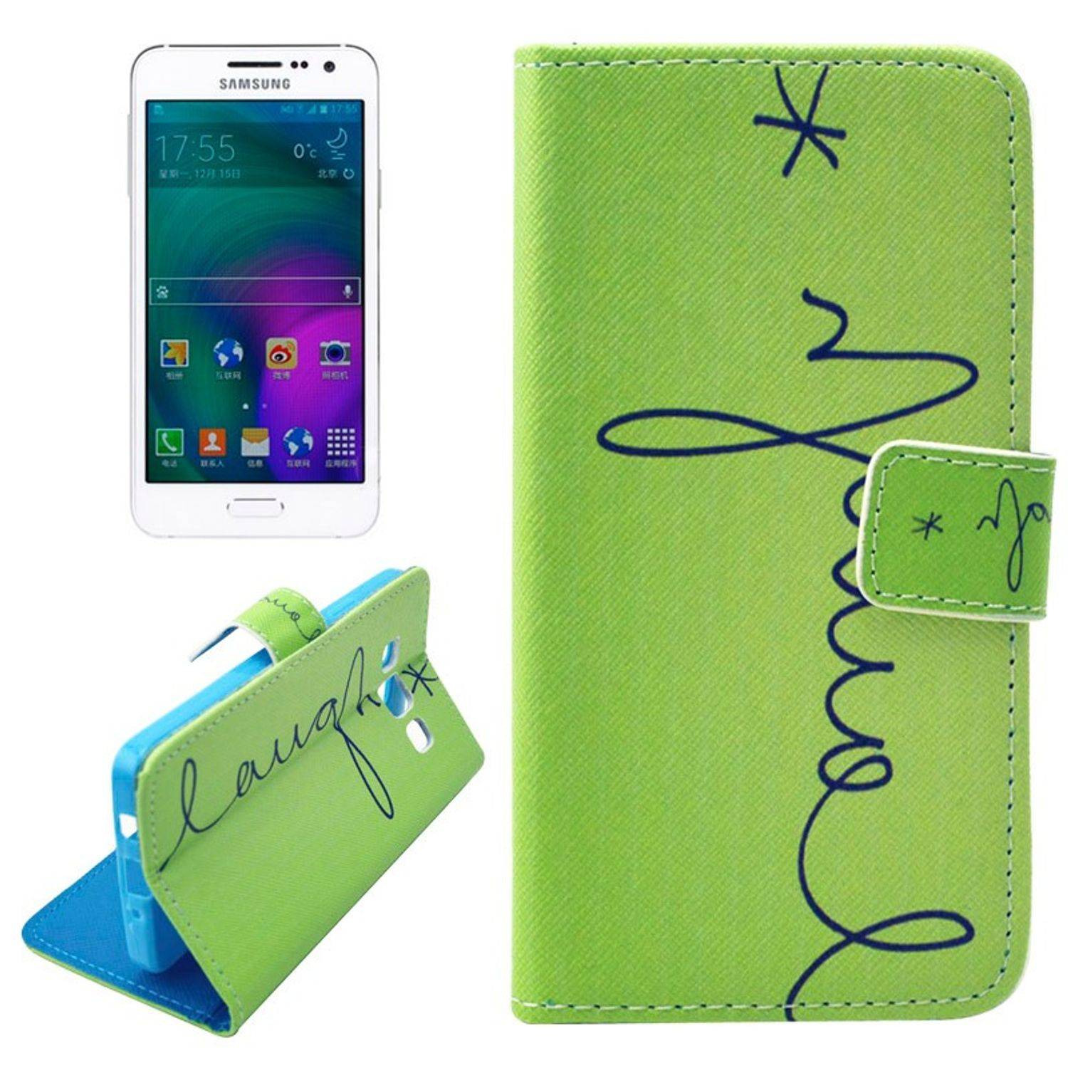 Samsung Galaxy A3 (2015) Handyhülle Backcover Grün