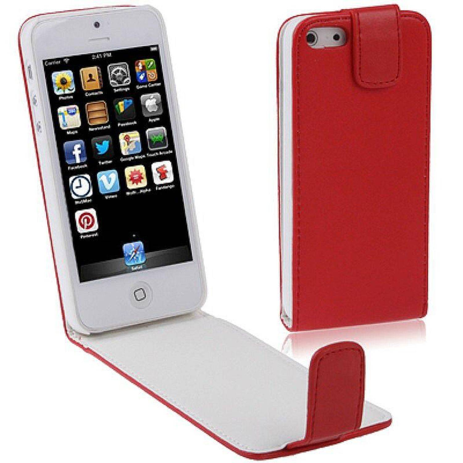Apple iPhone 5 / 5s / SE Handyhülle Backcover Rot