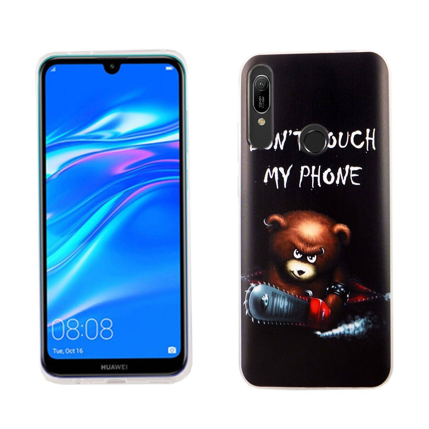 Huawei Y9 Prime 2019 Handyhülle Bumper Backcover Schwarz