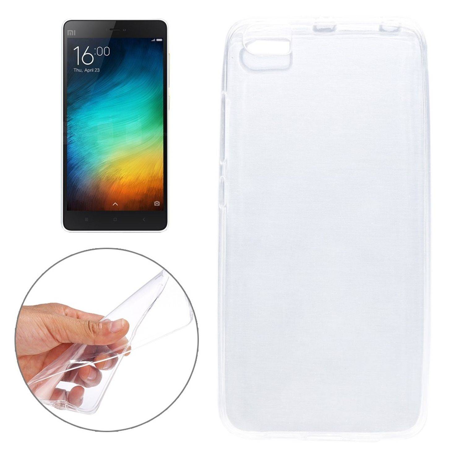 Xiaomi Mi 5 Handyhülle Ultra Dünn Bumper Backcover Transparent