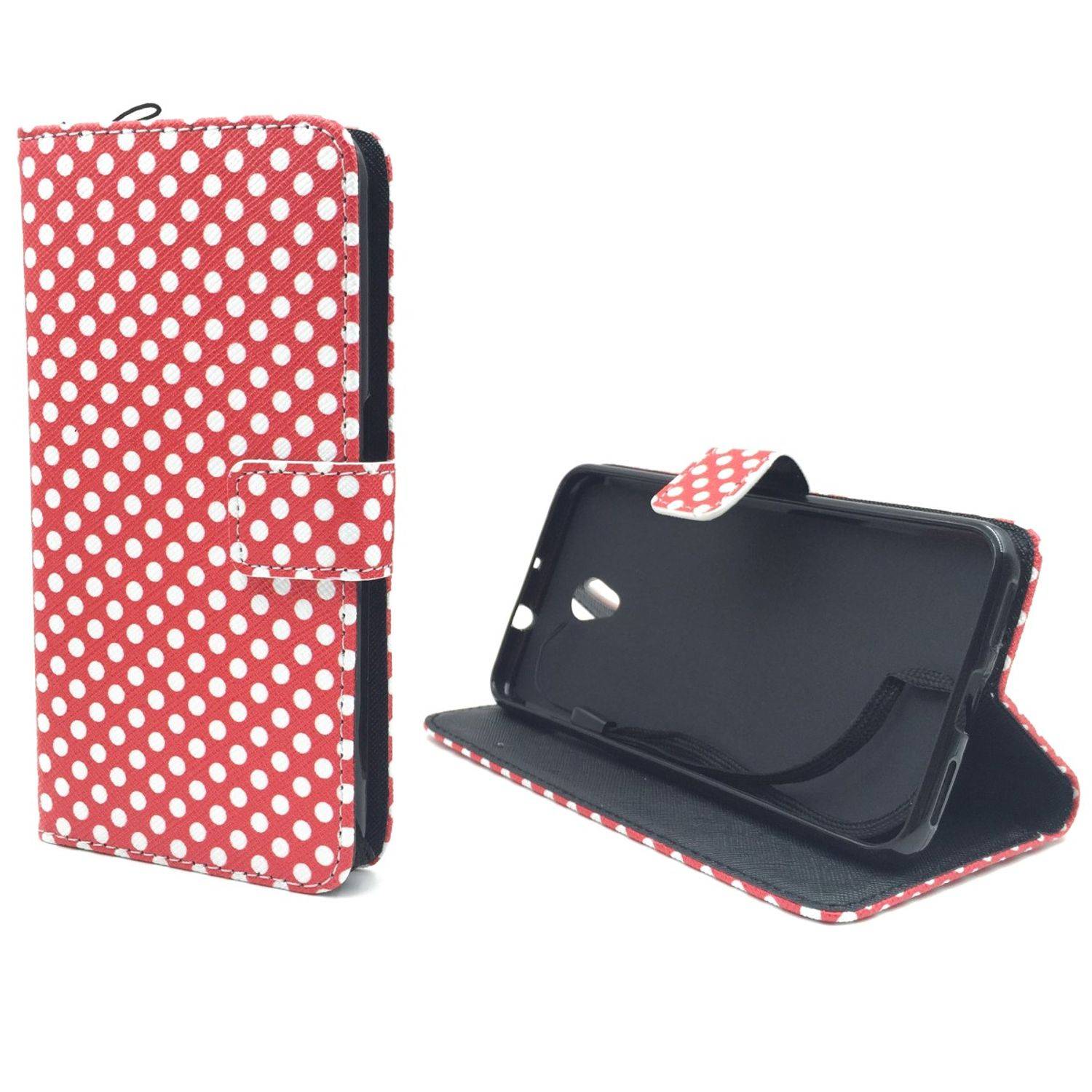ZTE Blade V7 Handyhülle Bookcover Rot