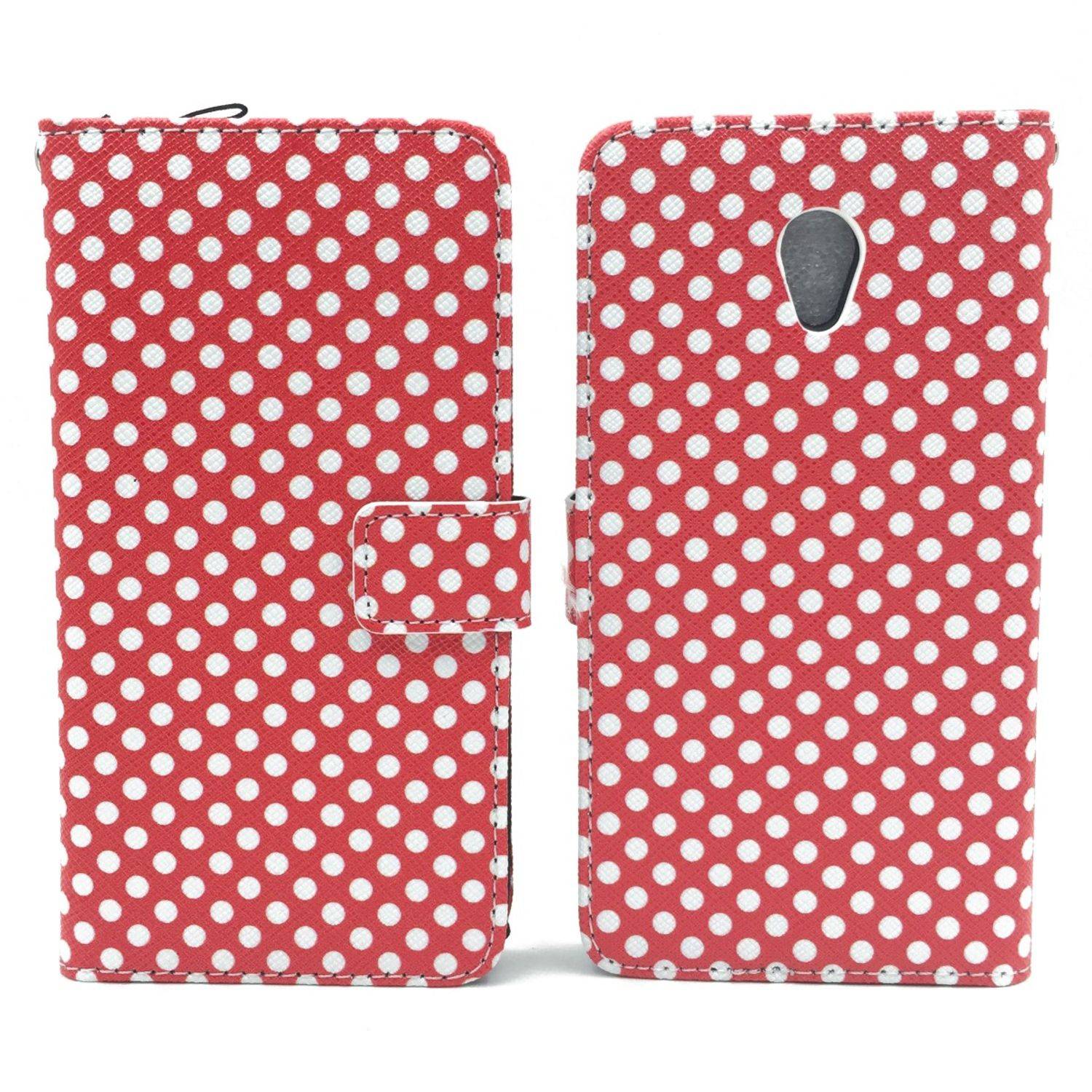 ZTE Blade V7 Handyhülle Bookcover Rot