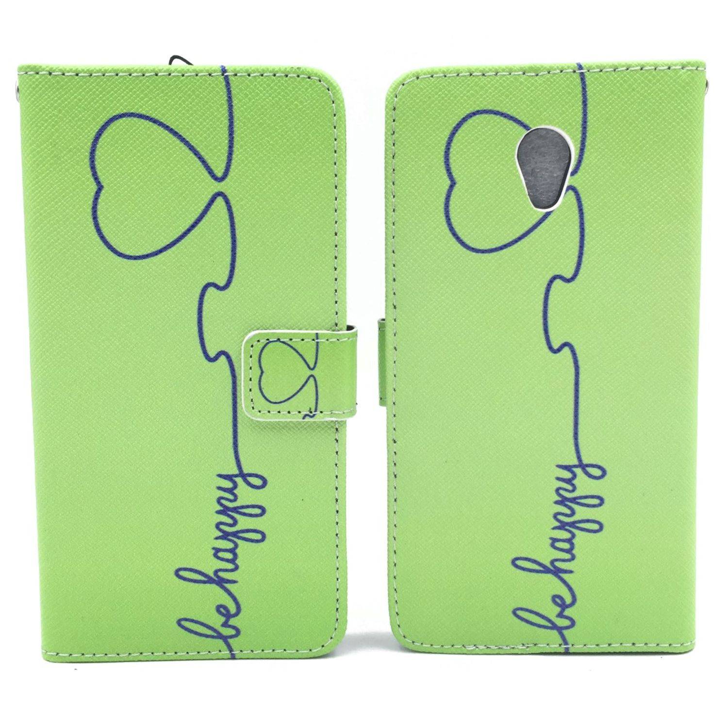 ZTE Blade V7 Handyhülle Bookcover Grün