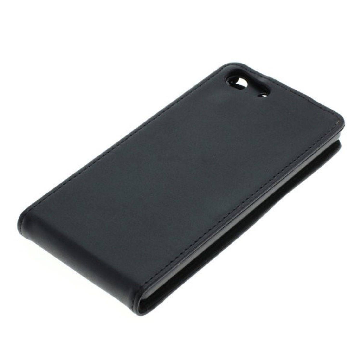 Sony Xperia M5 Handyhülle Backcover Schwarz