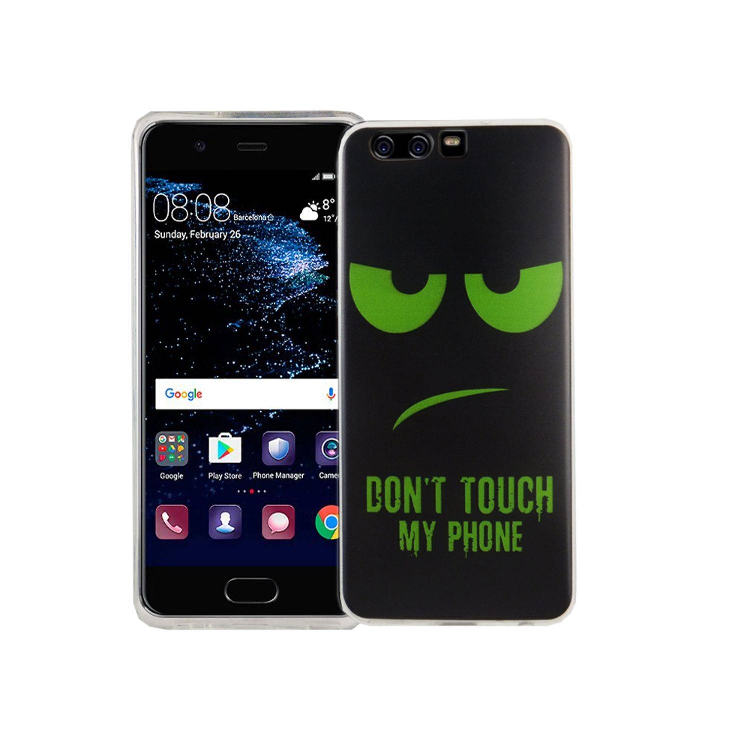 Huawei P10 Handyhülle Bumper Backcover Grün