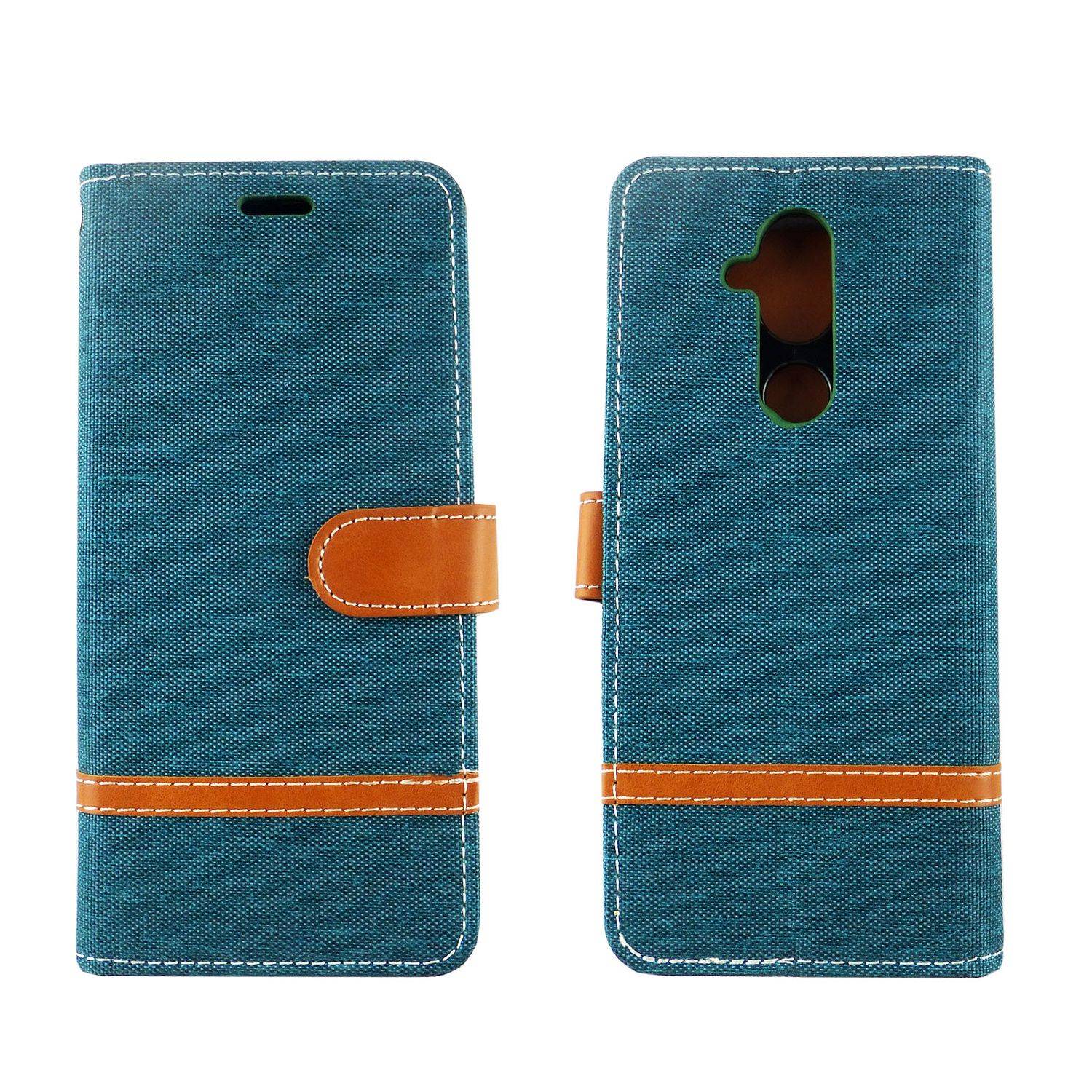 Nokia 8.1 Handyhülle Bookcover Grün