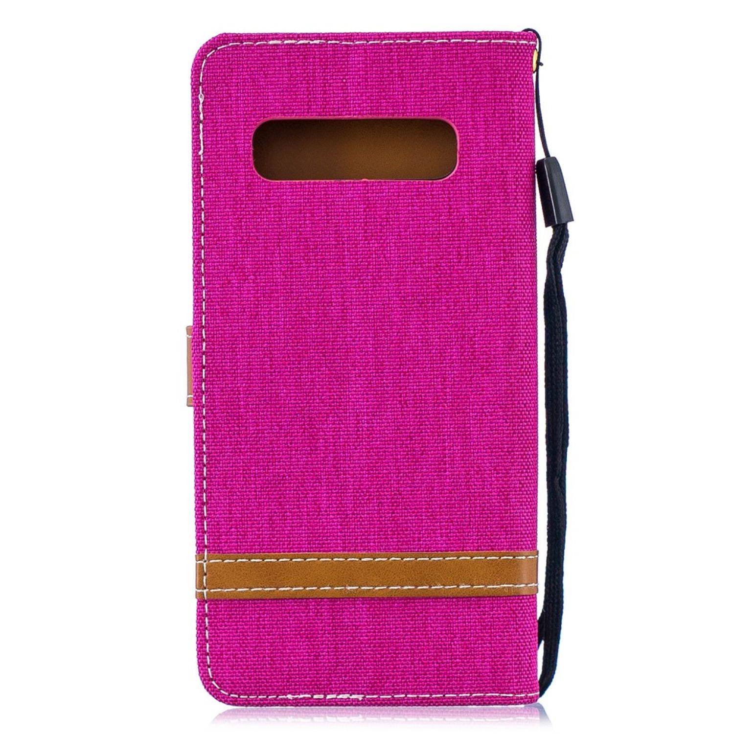 Samsung Galaxy S10 Handyhülle Bookcover Rosa