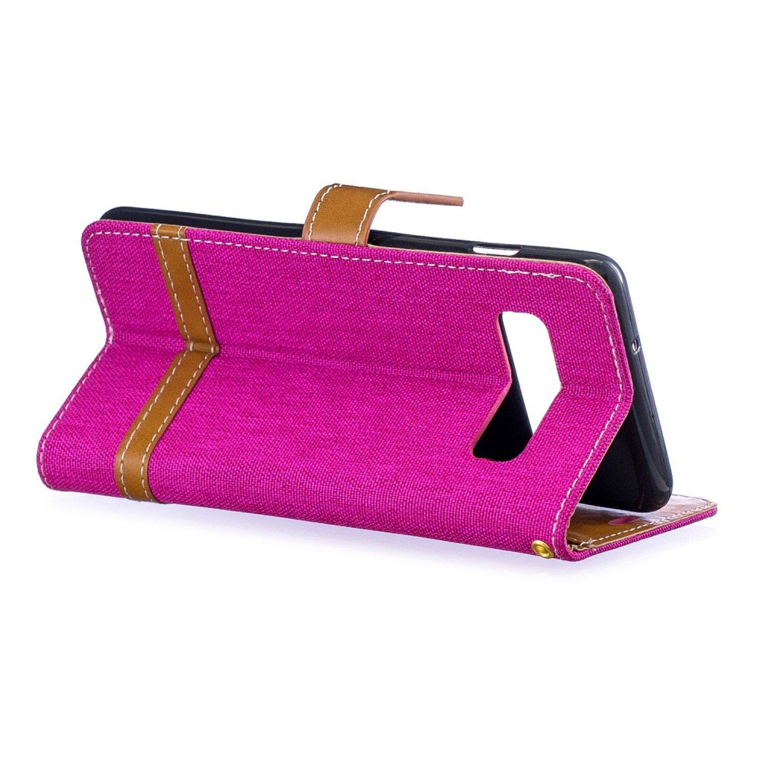 Samsung Galaxy S10 Handyhülle Bookcover Rosa