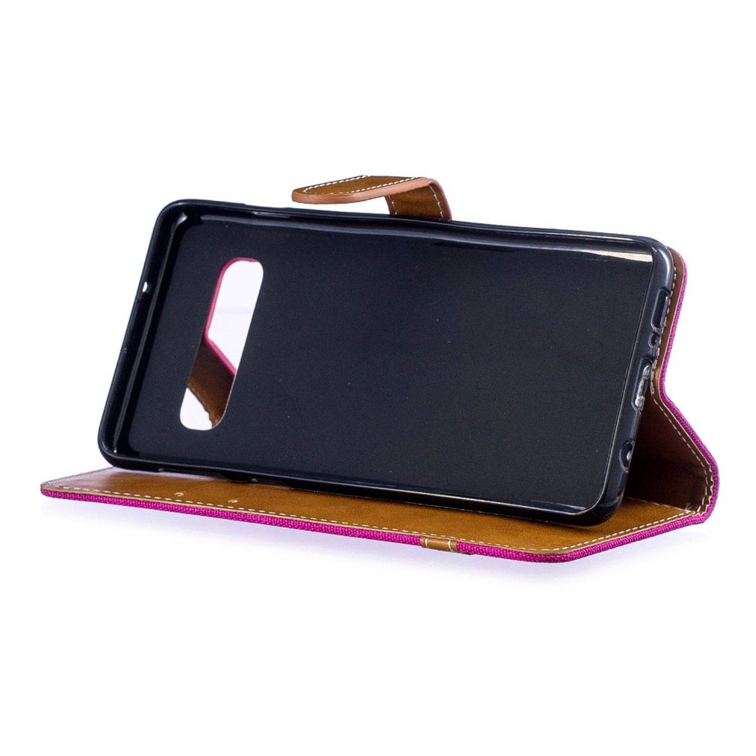 Samsung Galaxy S10 Handyhülle Bookcover Rosa
