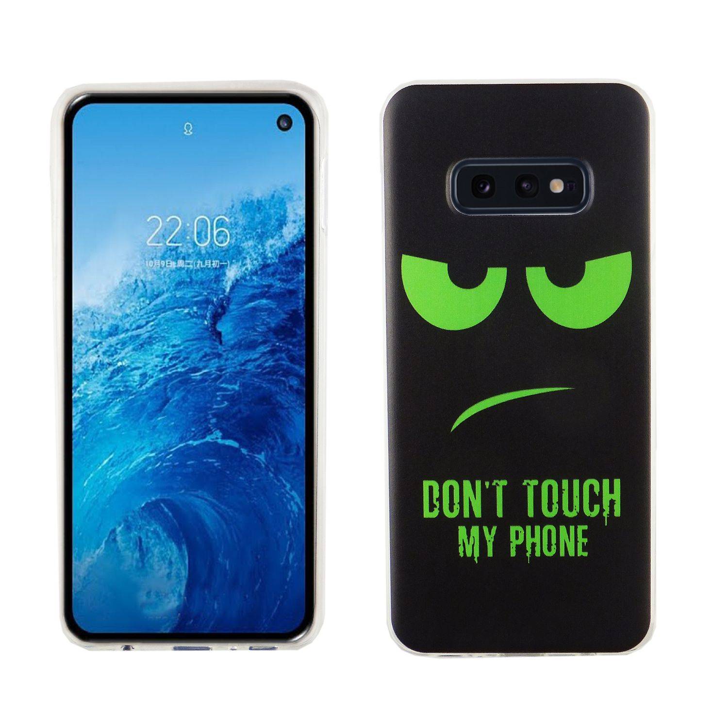Samsung Galaxy S10e Handyhülle Bumper Backcover Schwarz