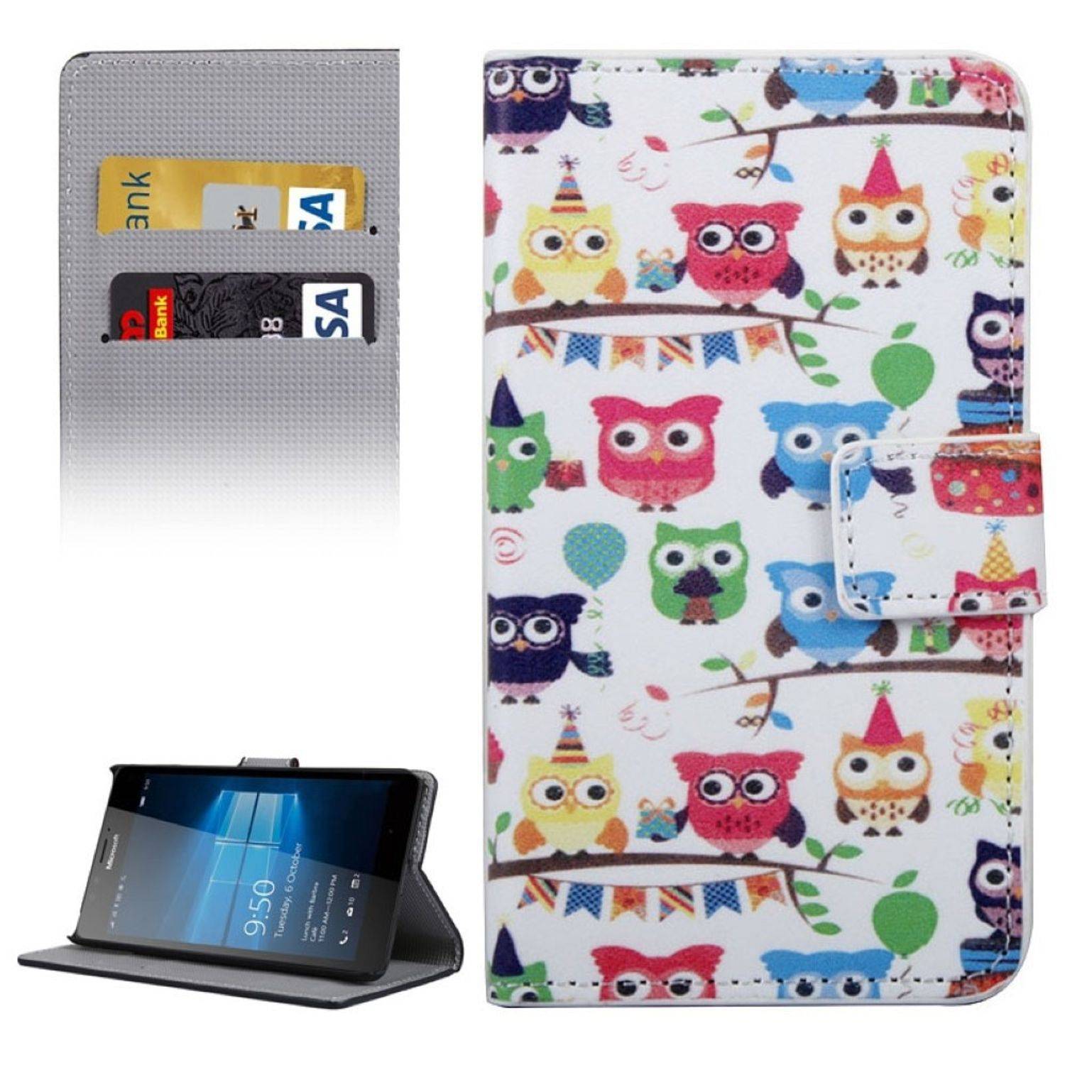 Microsoft Lumia 950 Handyhülle Backcover Mehrfarbig