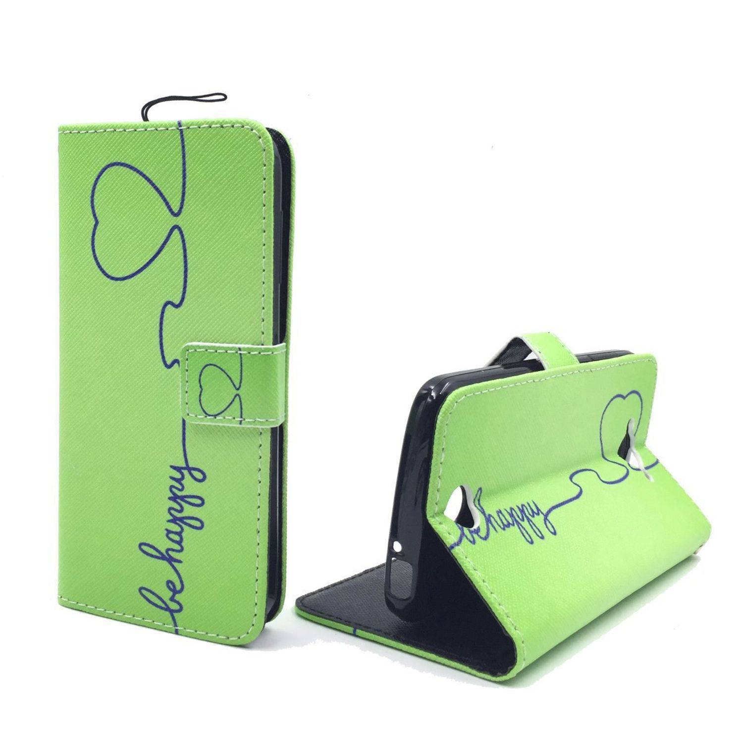 Samsung Galaxy S6 Edge Handyhülle Bookcover Grün