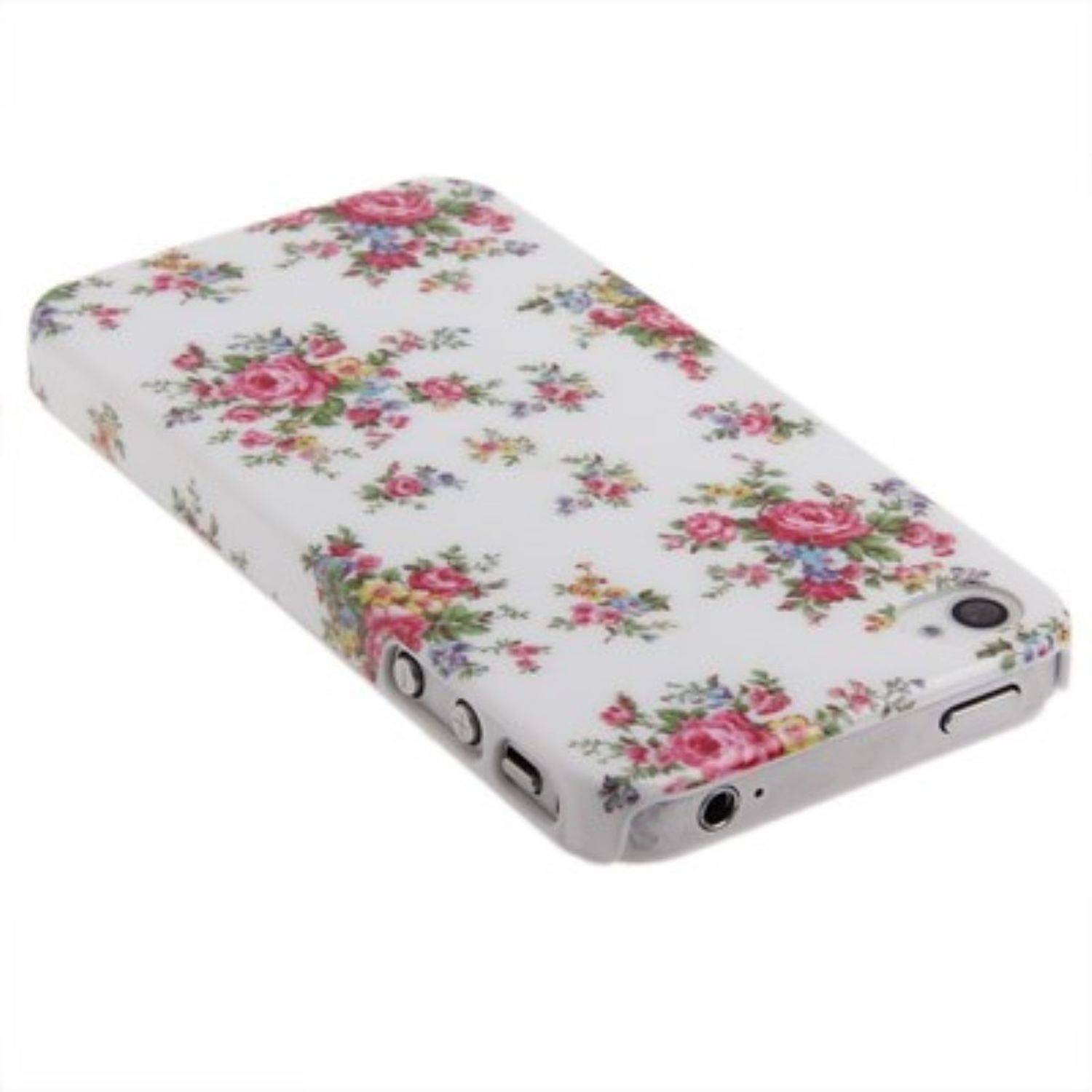 Apple iPhone 4 / 4s Handyhülle Backcover Weiß