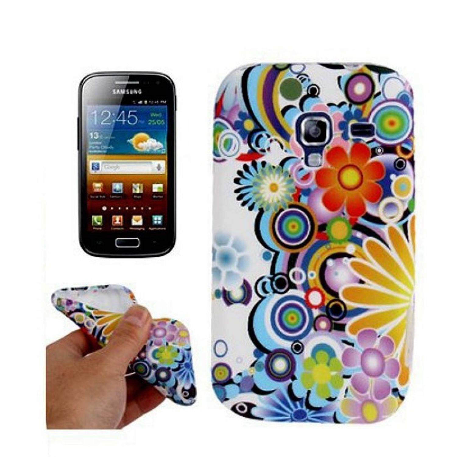 Samsung Galaxy Ace 2 i8160 Handyhülle Backcover Mehrfarbig