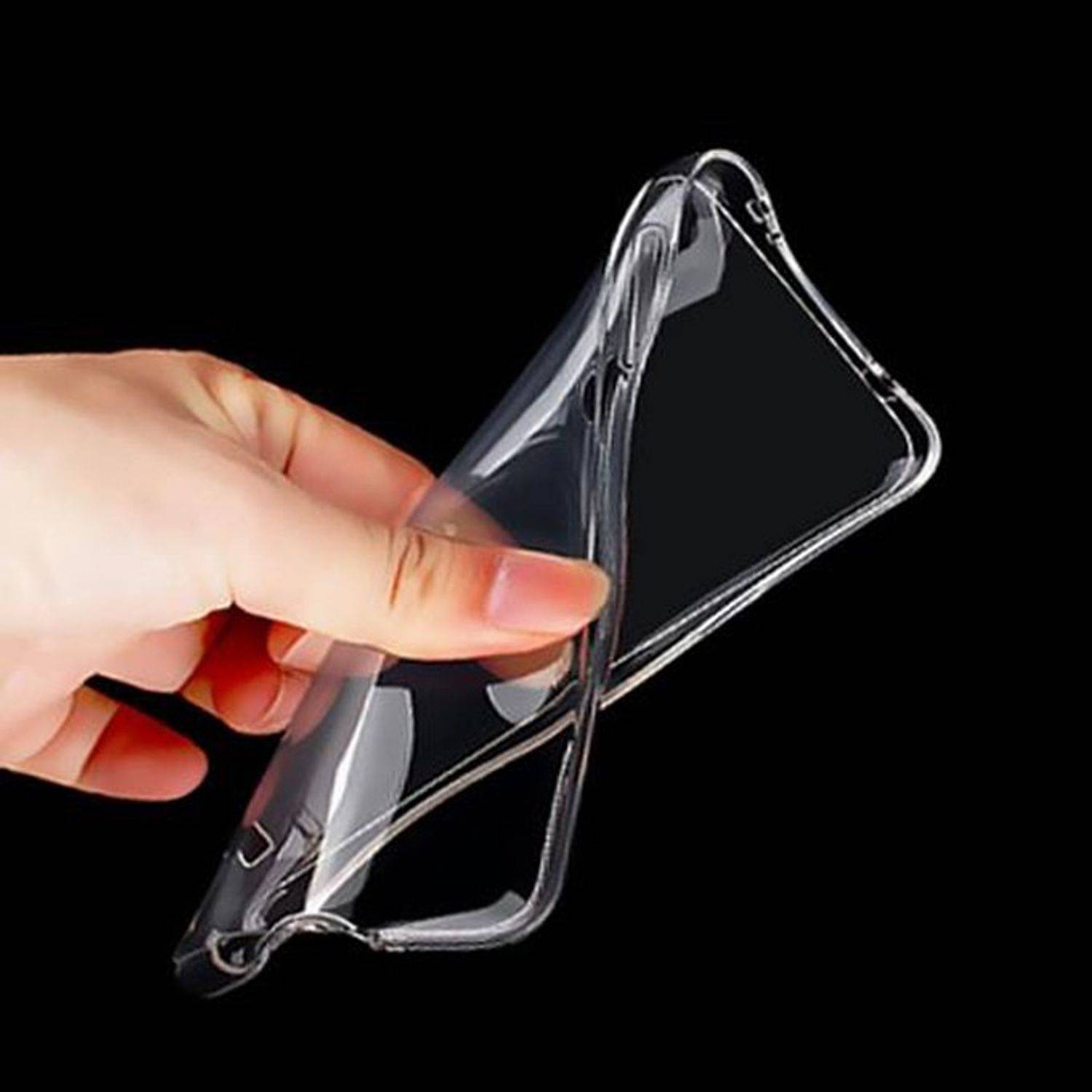 Huawei Ascend P6 Handyhülle Ultra Dünn Bumper Backcover Transparent