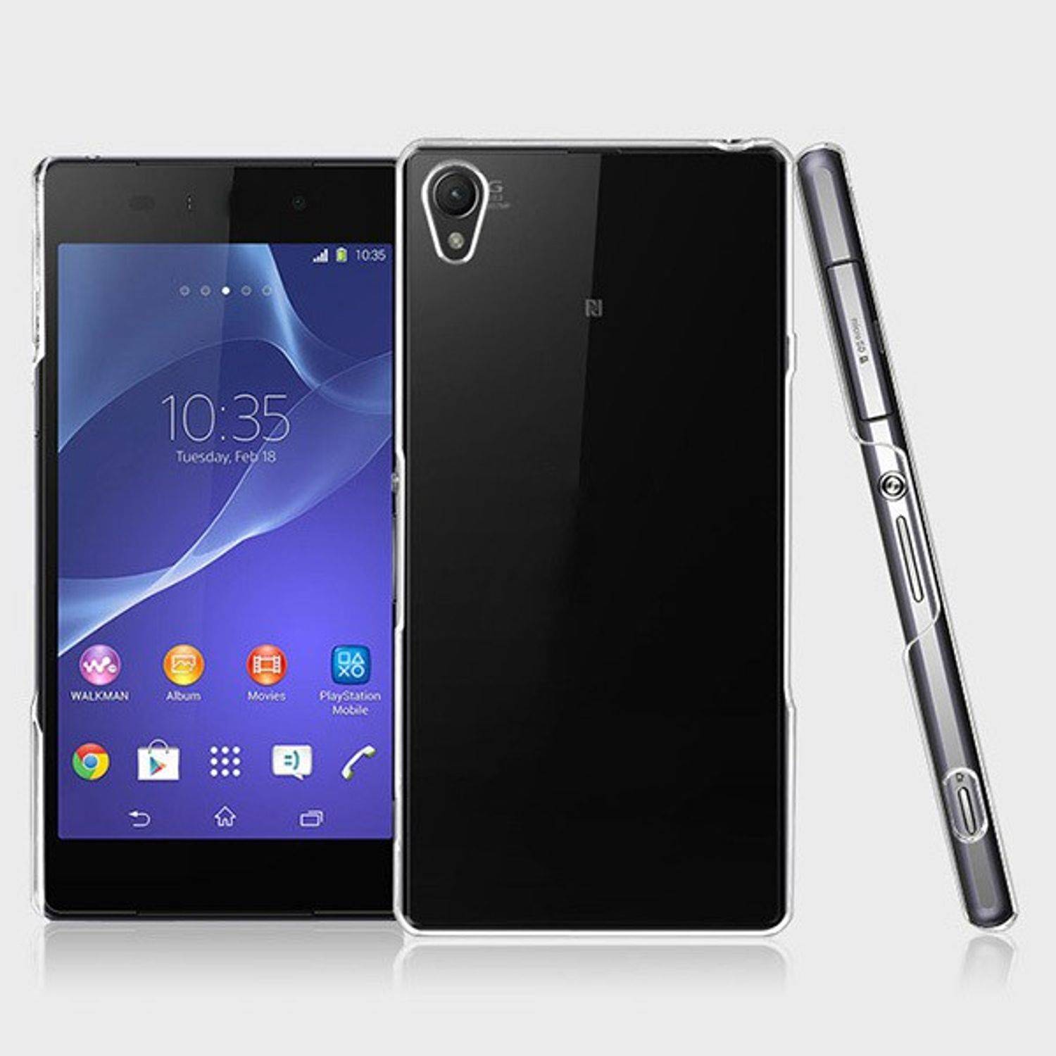 Sony Xperia Z2 Handyhülle Backcover Transparent