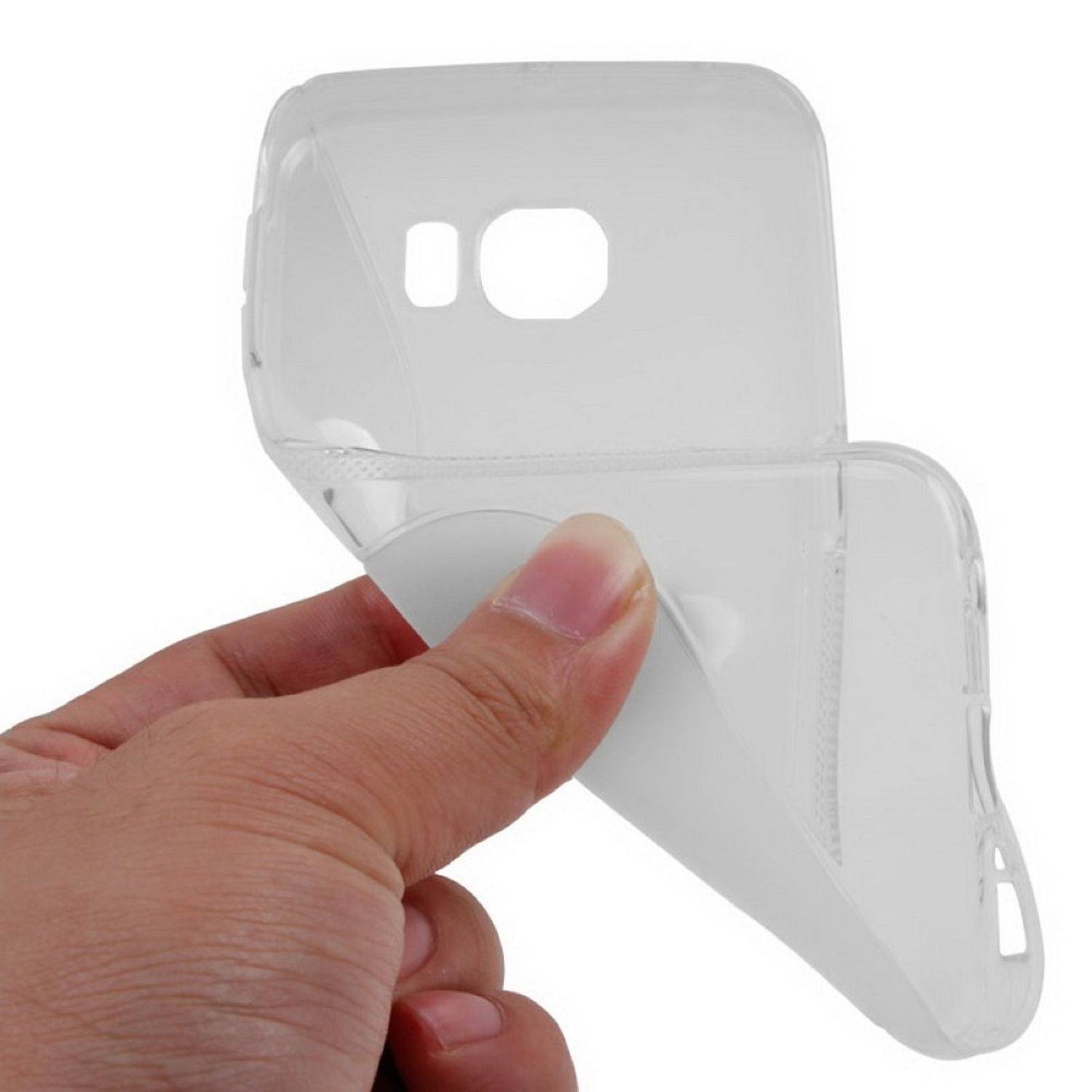 Samsung Galaxy S6 Edge Handyhülle Backcover Schwarz
