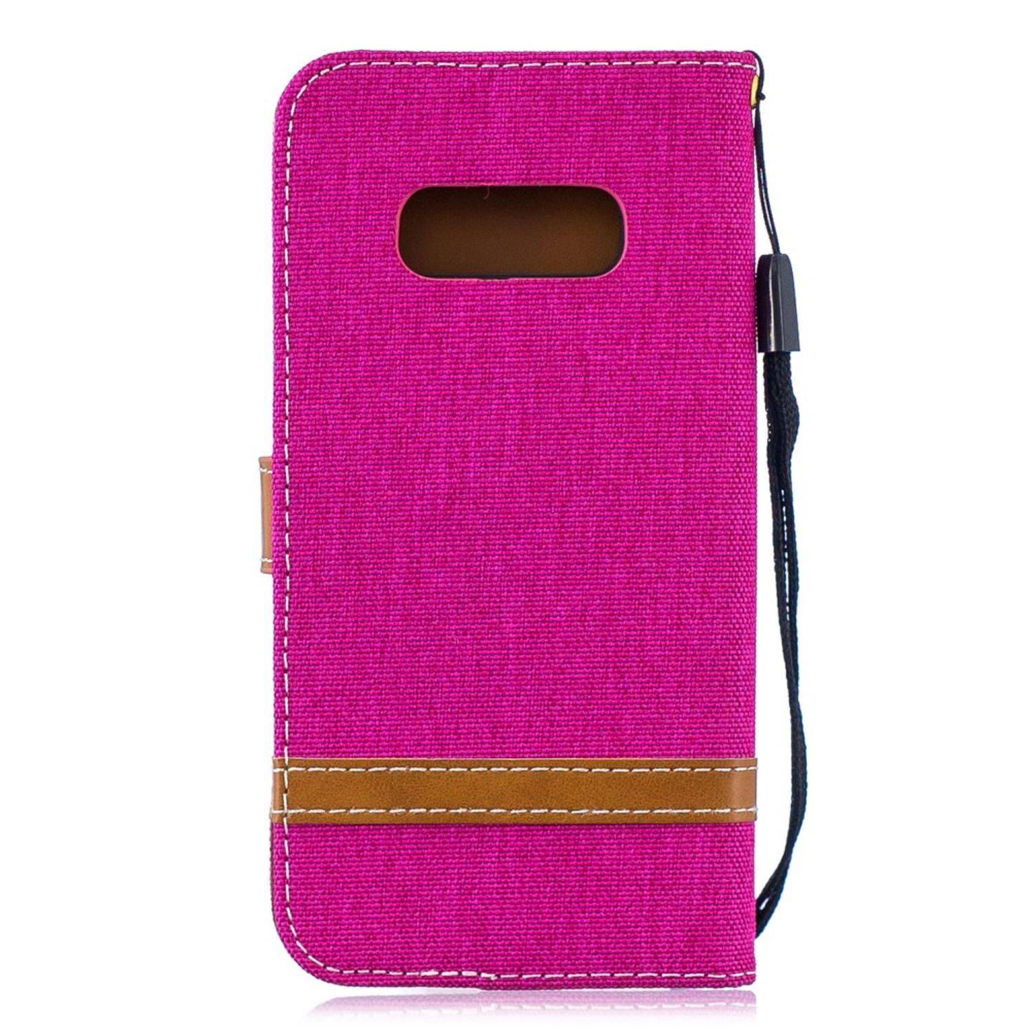 Samsung Galaxy S10e Handyhülle Bookcover Rosa