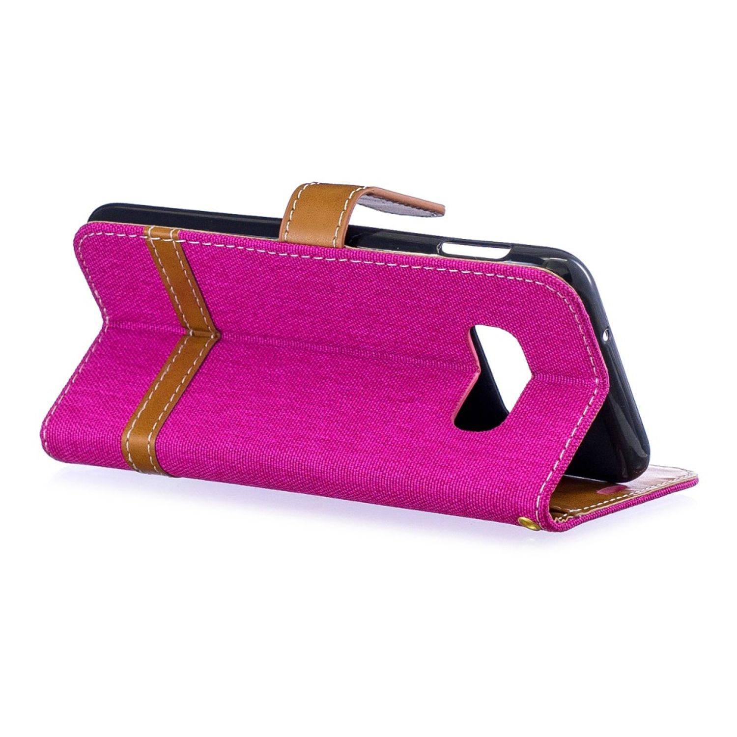 Samsung Galaxy S10e Handyhülle Bookcover Rosa