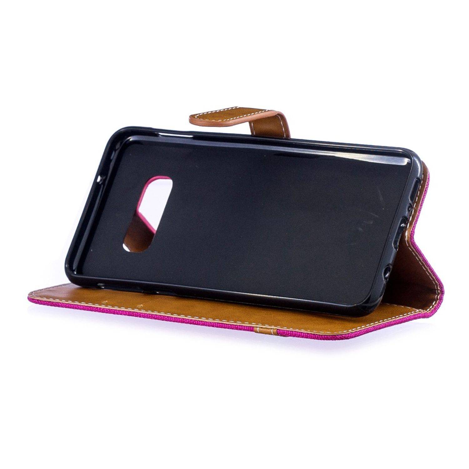 Samsung Galaxy S10e Handyhülle Bookcover Rosa