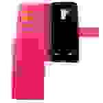 Nokia 8.1 Handyhülle Bookcover Rosa