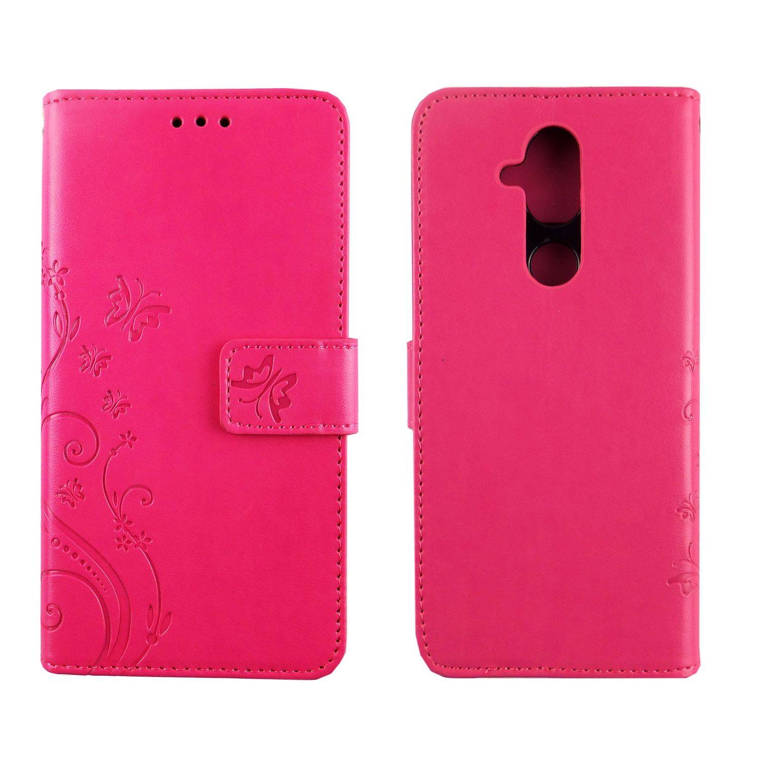 Nokia 8.1 Handyhülle Bookcover Rosa