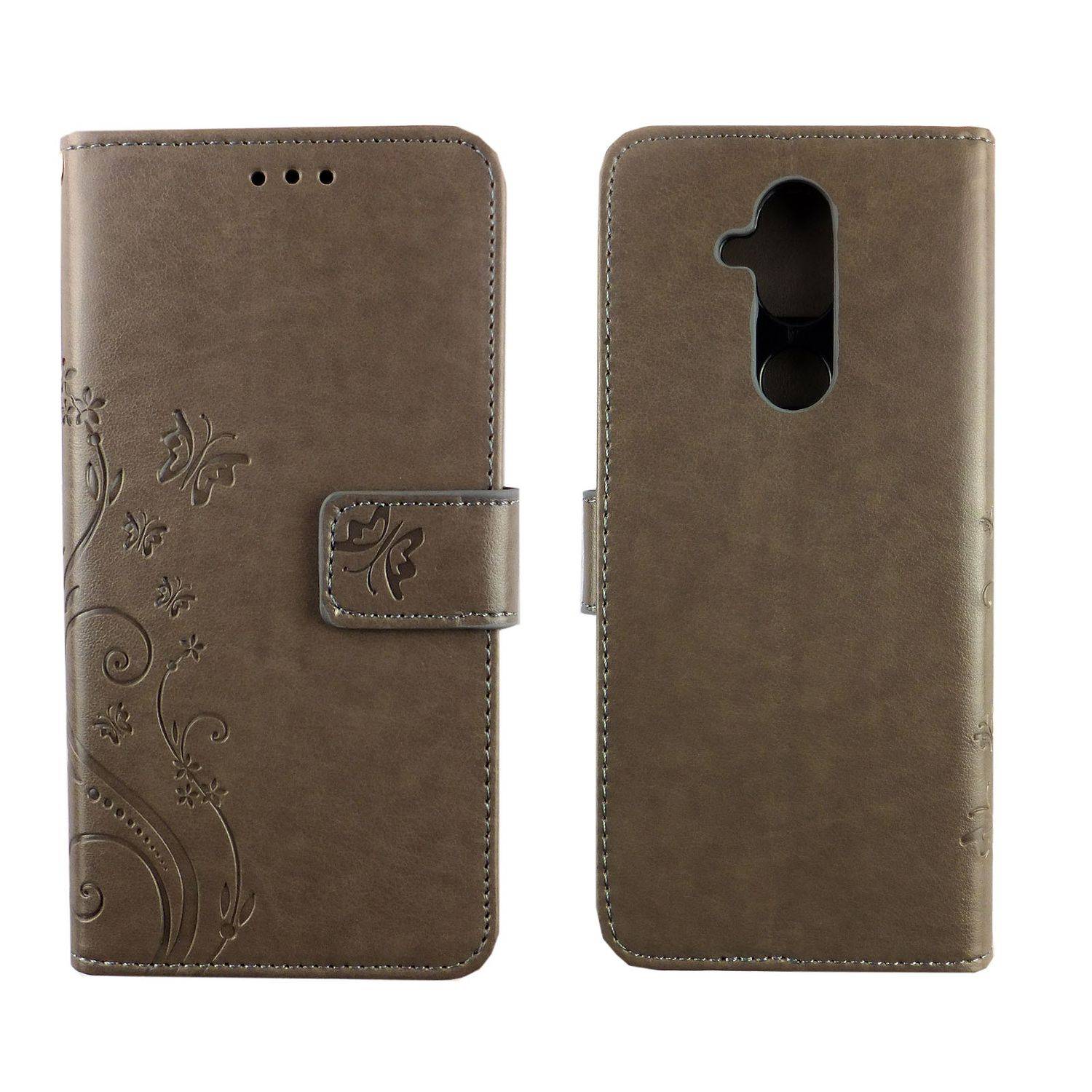 Nokia 8.1 Handyhülle Bookcover Grau