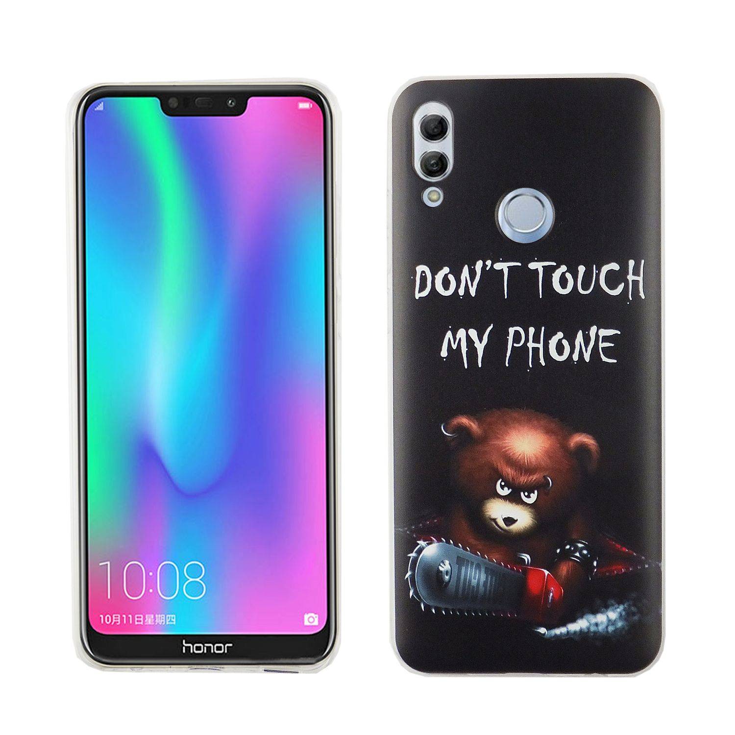 Huawei P Smart 2019 Handyhülle Bumper Backcover Schwarz