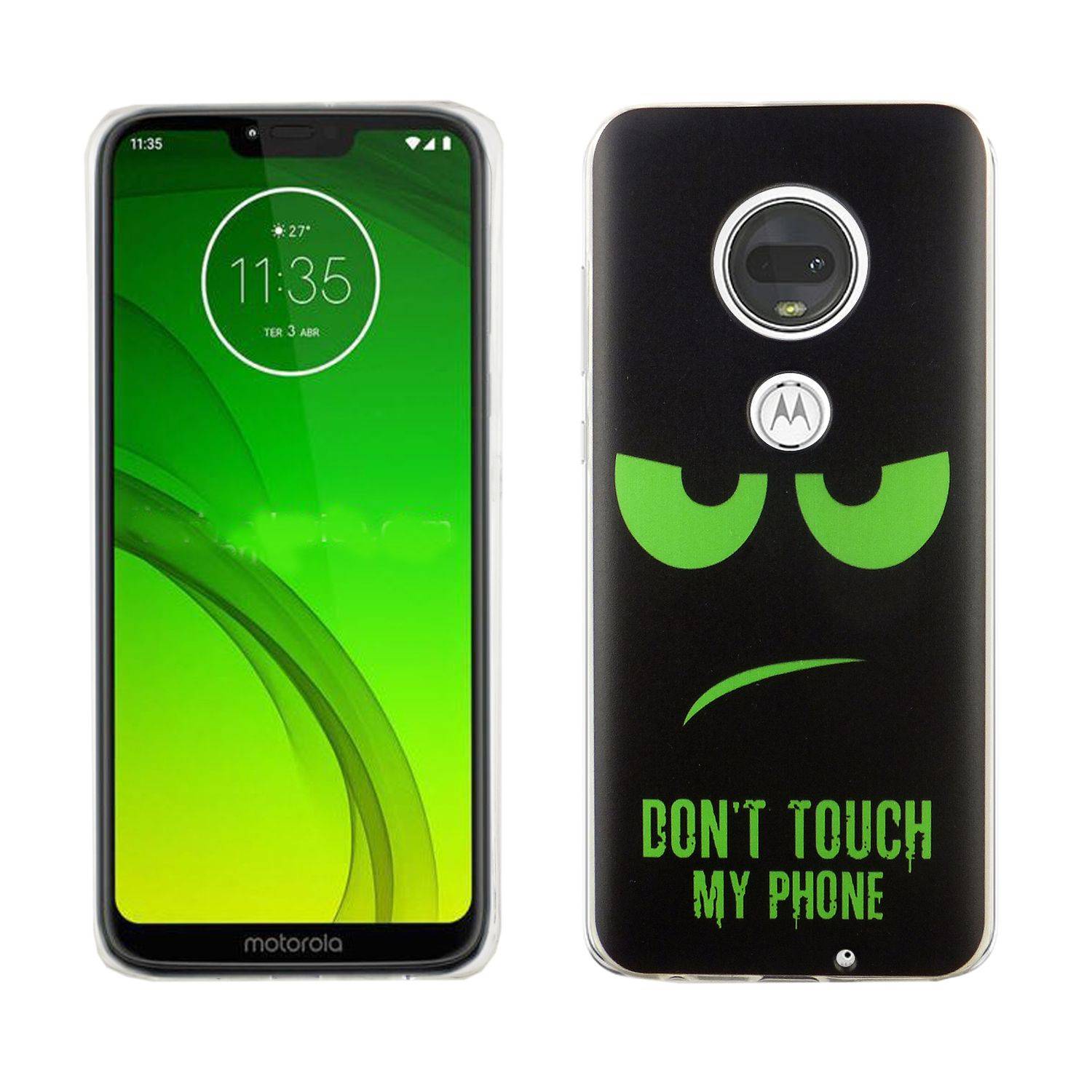 Motorola Moto G7 Handyhülle Bumper Backcover Schwarz