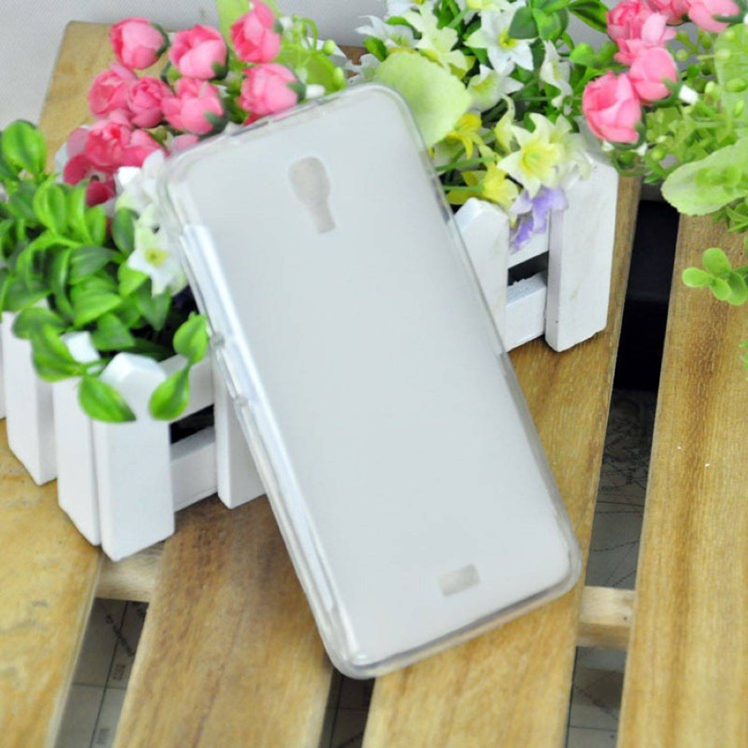 Wiko Bloom Handyhülle Backcover Transparent