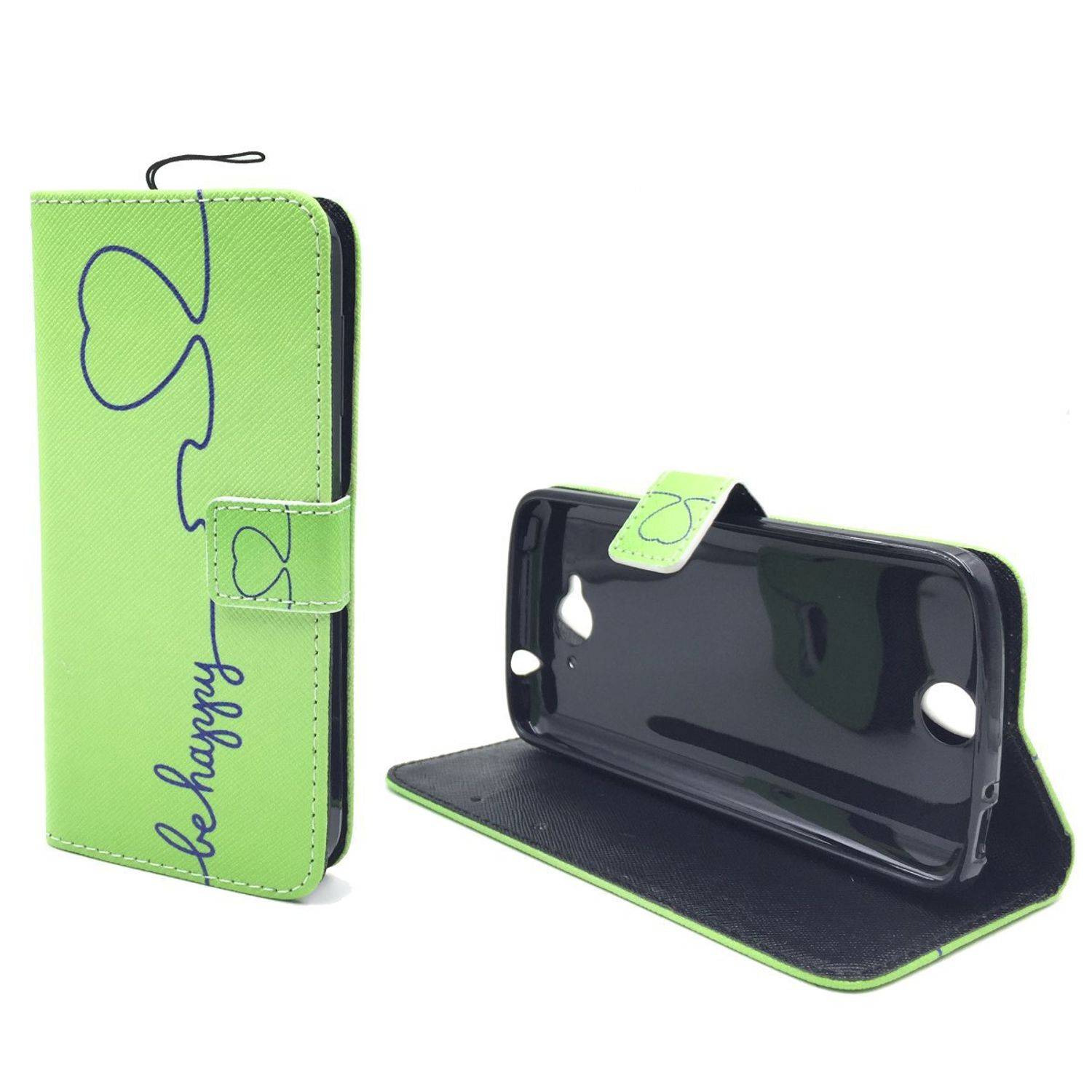 ZTE Blade L3 Handyhülle Bookcover Grün