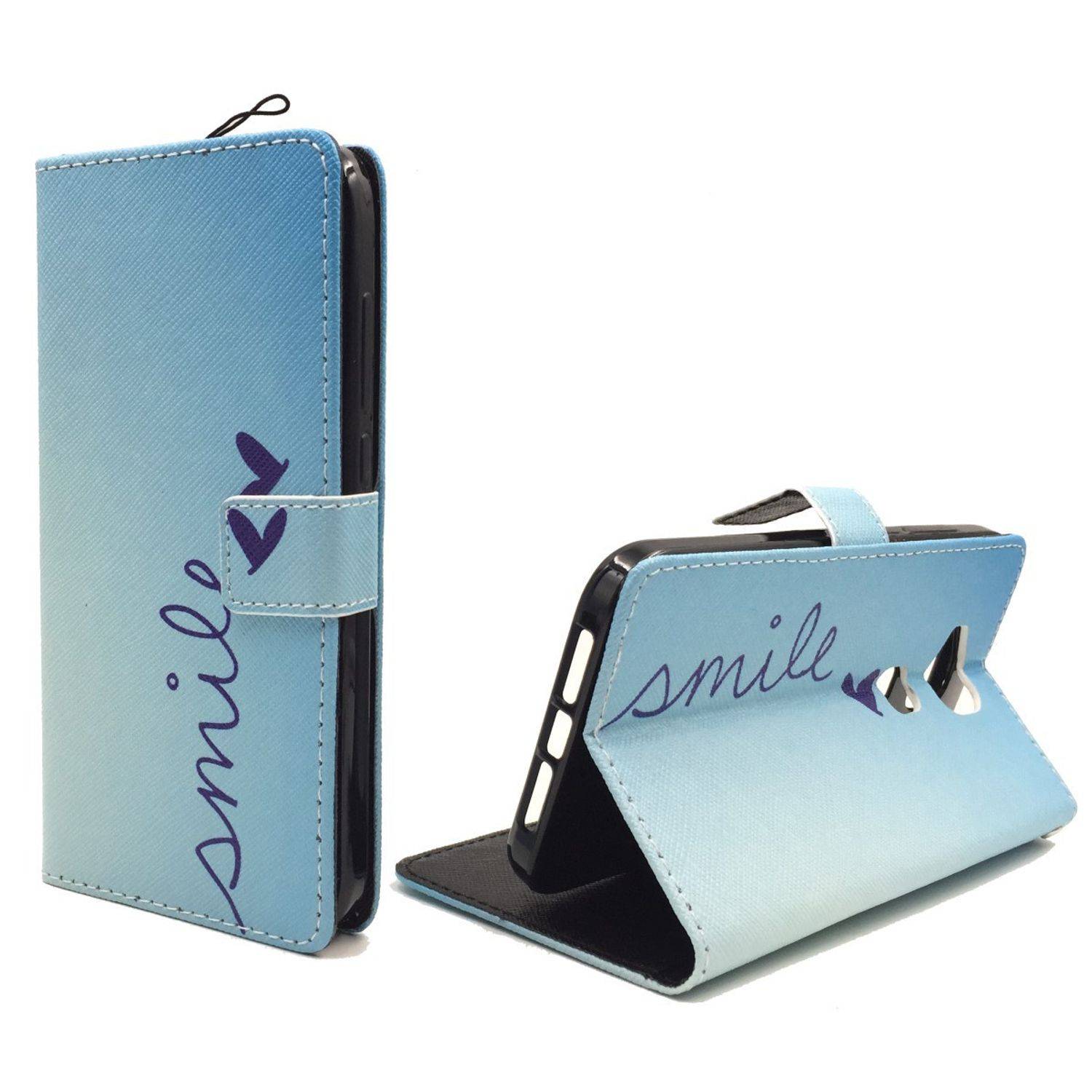 Huawei G8 Handyhülle Bookcover Blau