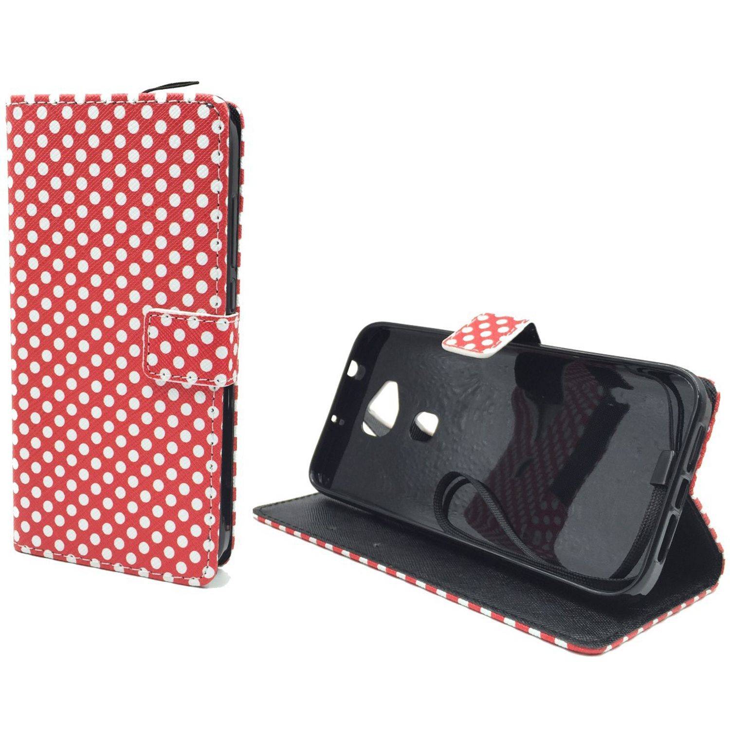 Huawei G8 Handyhülle Bookcover Rot