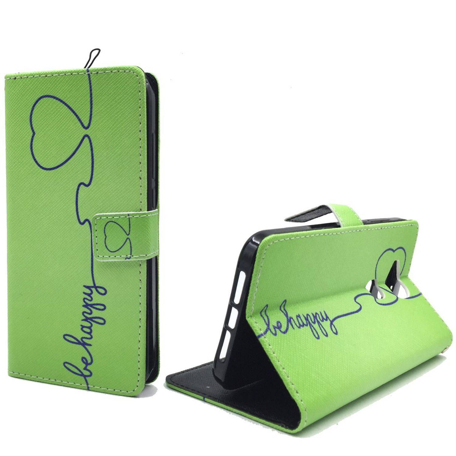 Huawei G8 Handyhülle Bookcover Grün