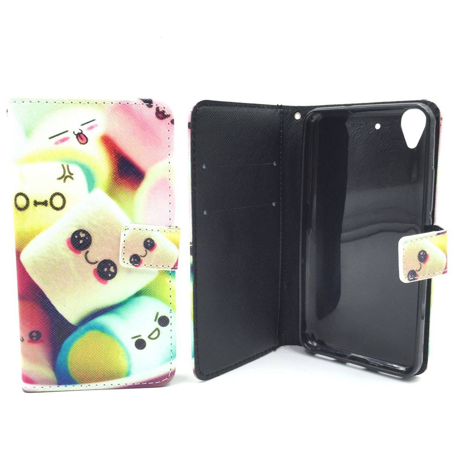 Wiko Pulp Handyhülle Bookcover Mehrfarbig