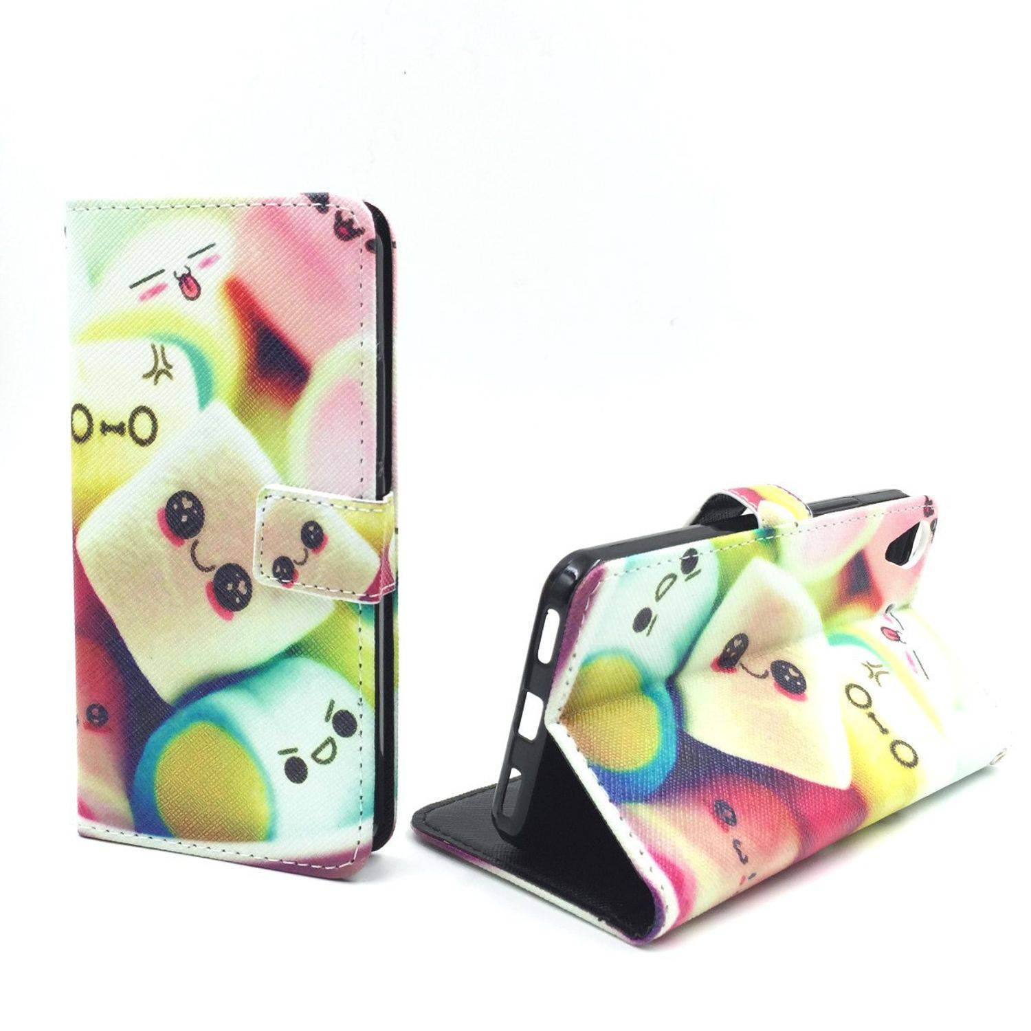 Wiko Pulp Handyhülle Bookcover Mehrfarbig