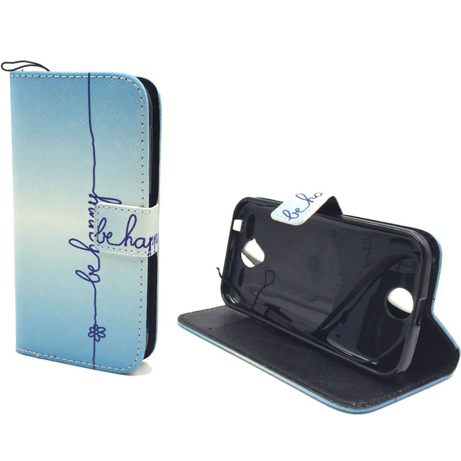 Acer Liquid Z330 Handyhülle Bookcover Blau