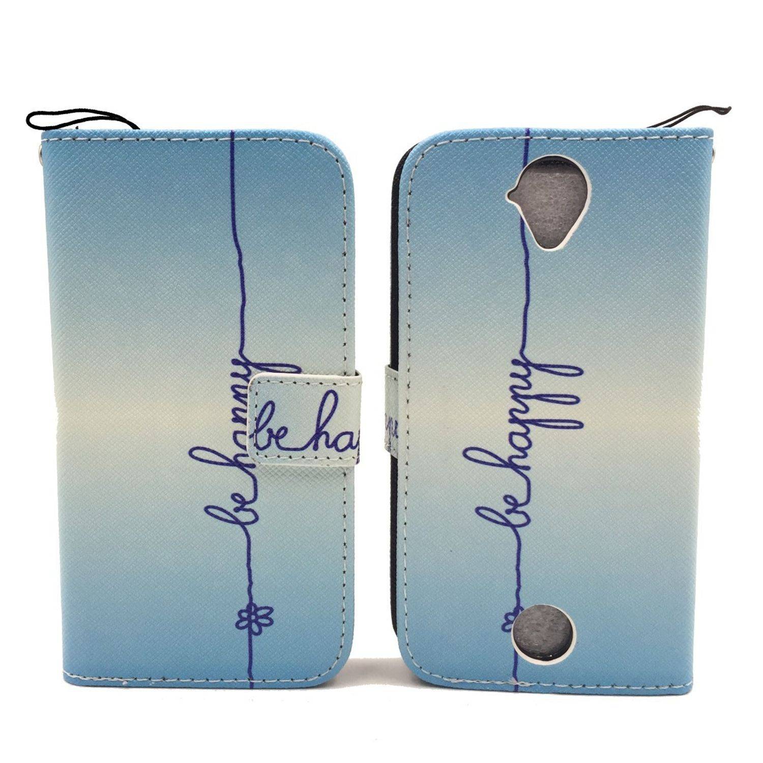 Acer Liquid Z330 Handyhülle Bookcover Blau