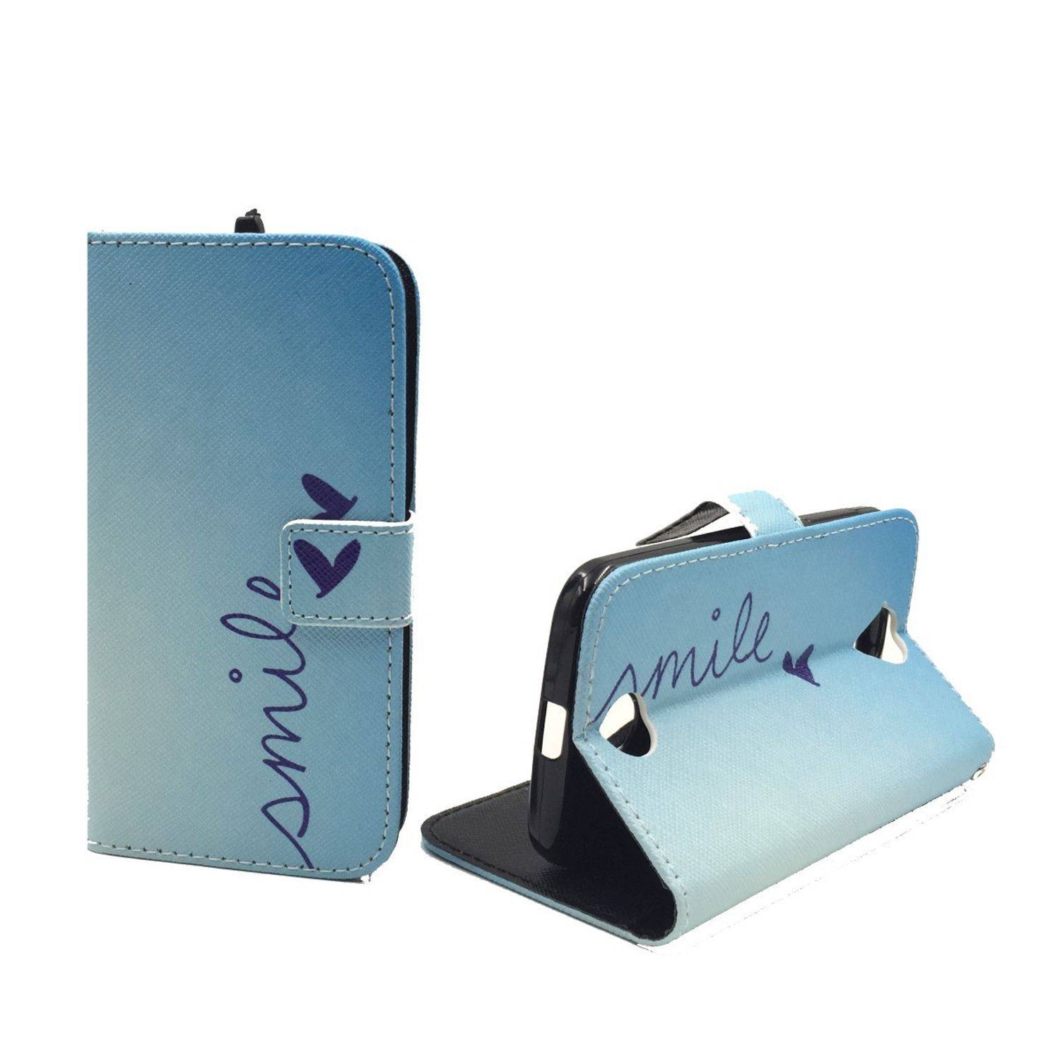 Acer Liquid Z330 Handyhülle Bookcover Blau