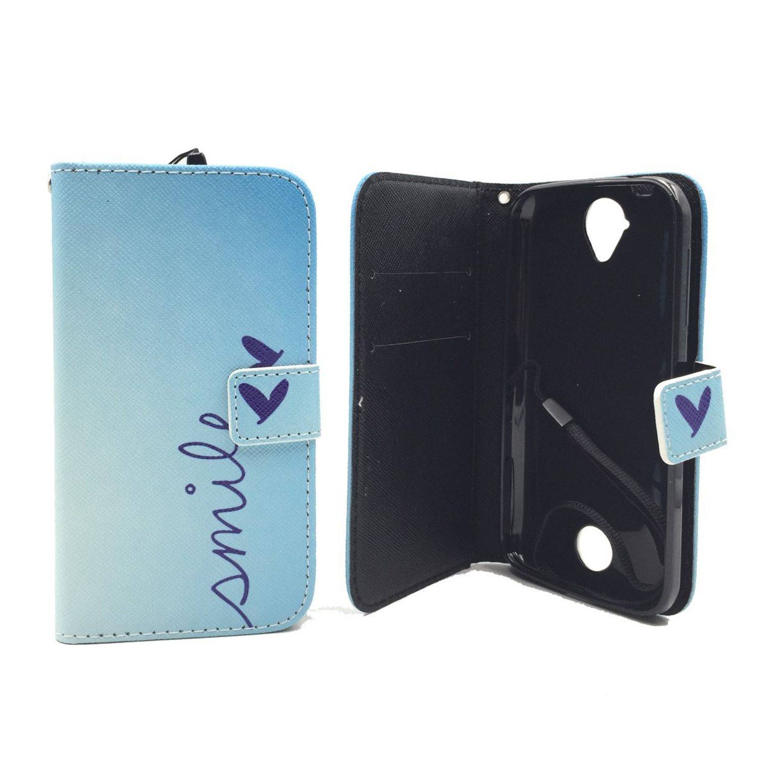 Acer Liquid Z330 Handyhülle Bookcover Blau