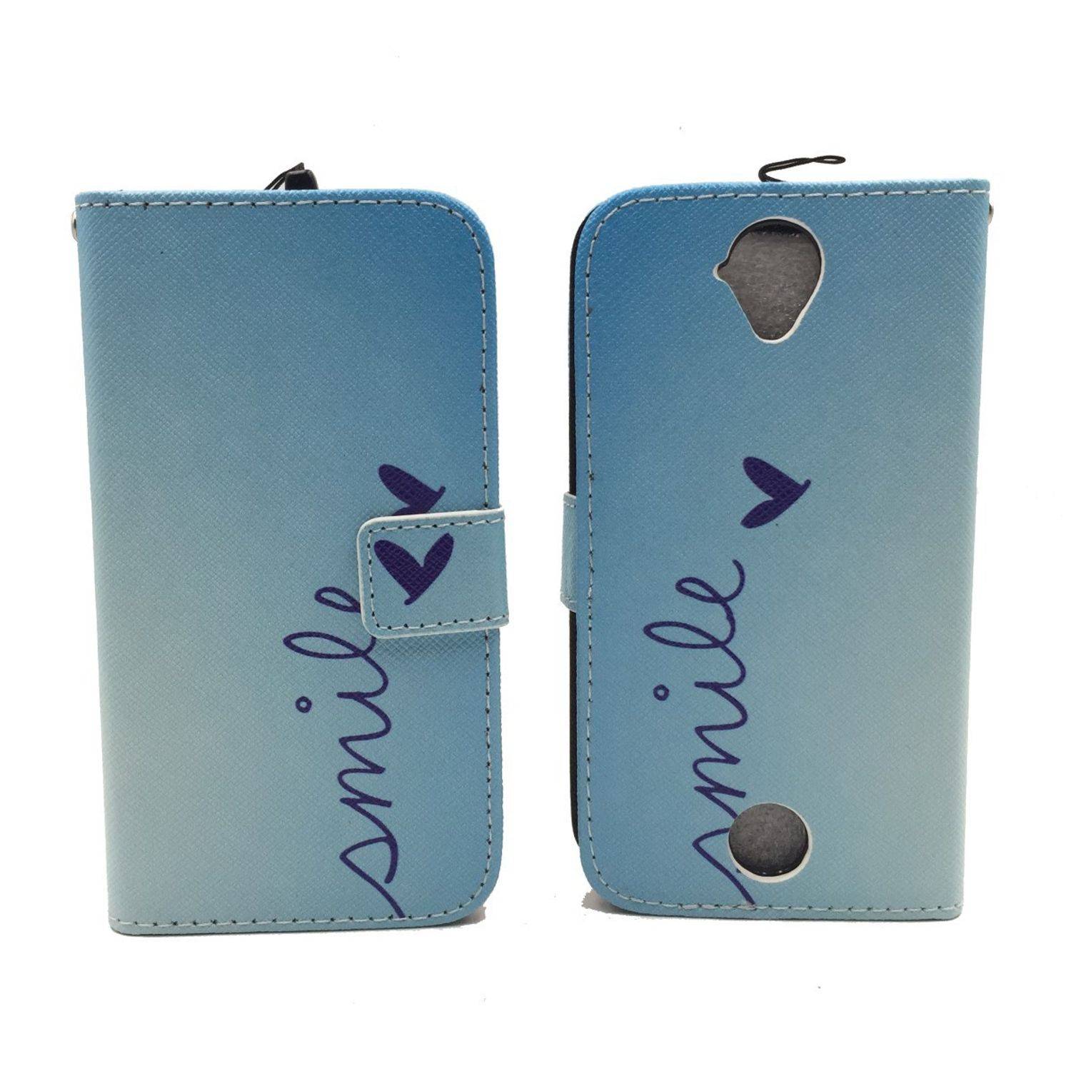 Acer Liquid Z330 Handyhülle Bookcover Blau