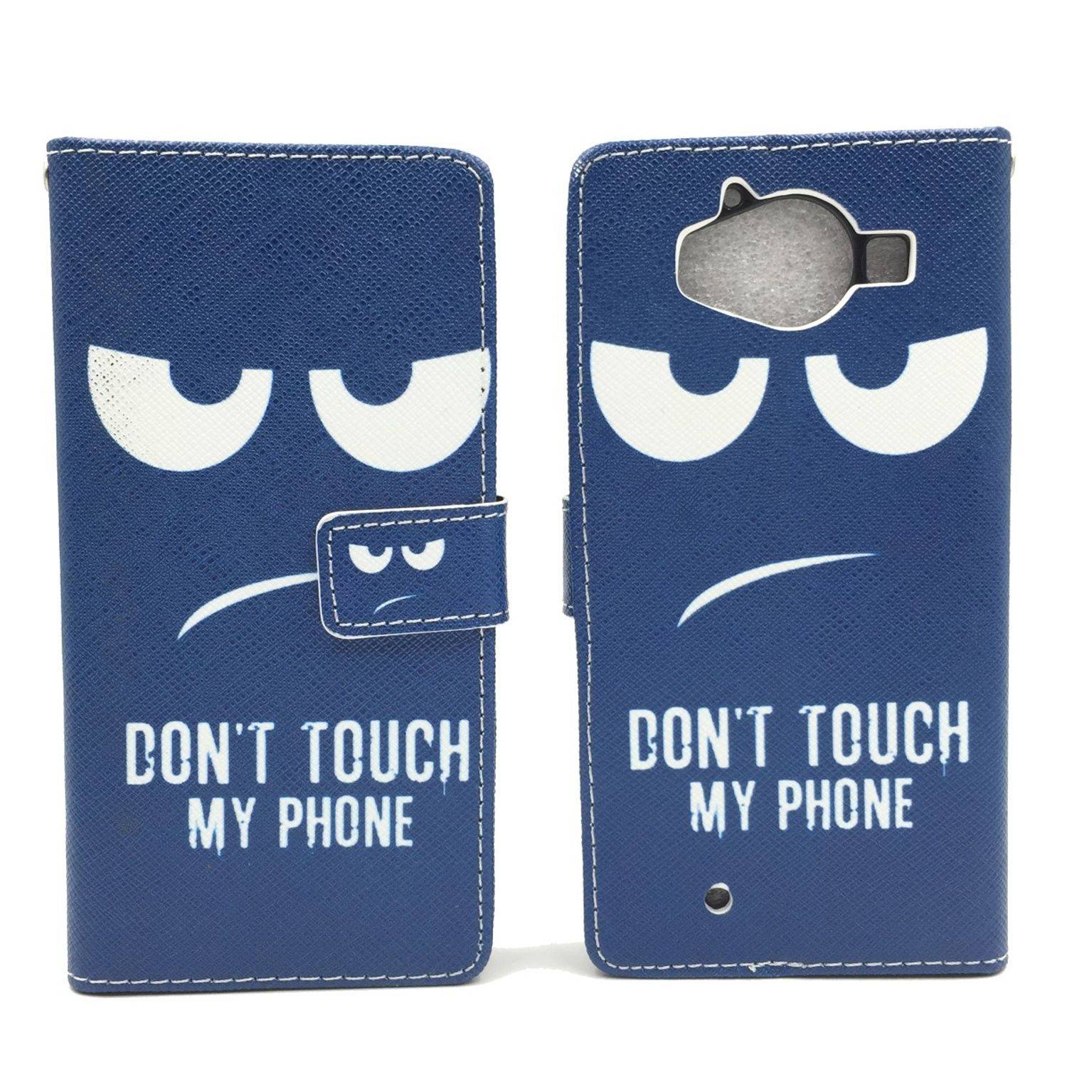 Microsoft Lumia 950 Handyhülle Bookcover Blau