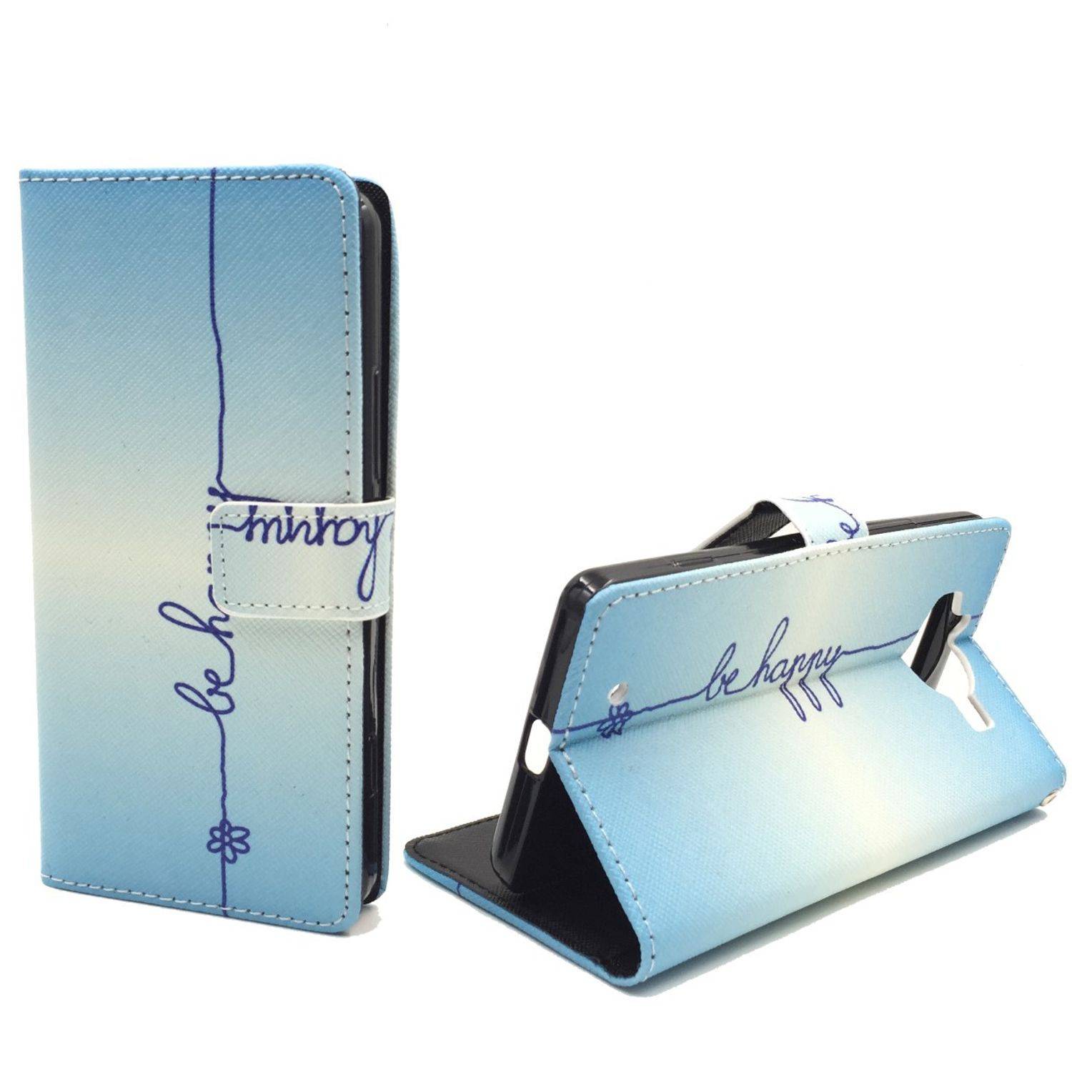 Microsoft Lumia 950 Handyhülle Bookcover Blau