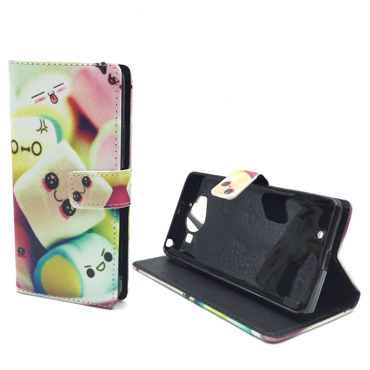 Microsoft Lumia 950 Handyhülle Bookcover Mehrfarbig